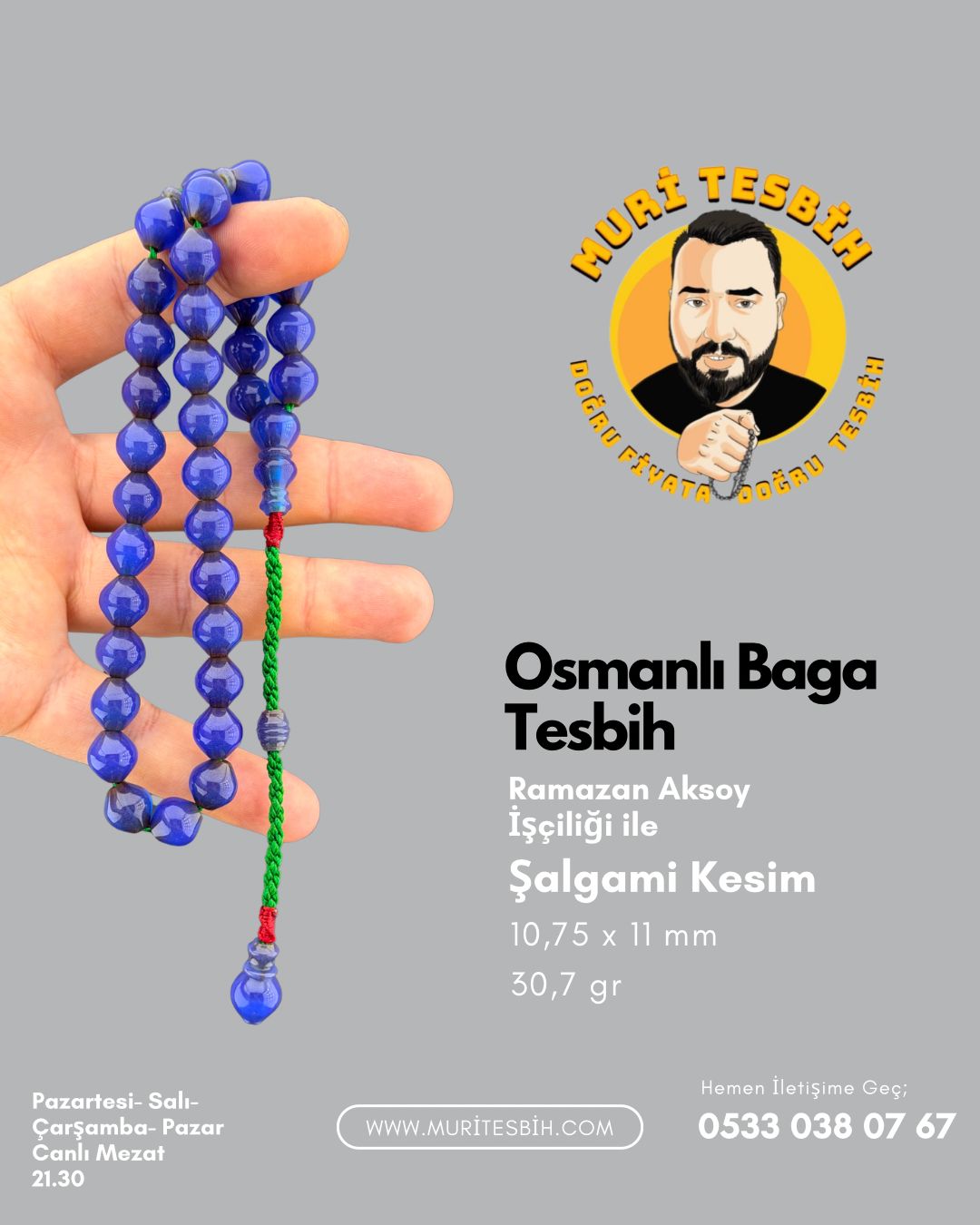 Ramazan Aksoy 30,7 Gr Osmanlı Baga