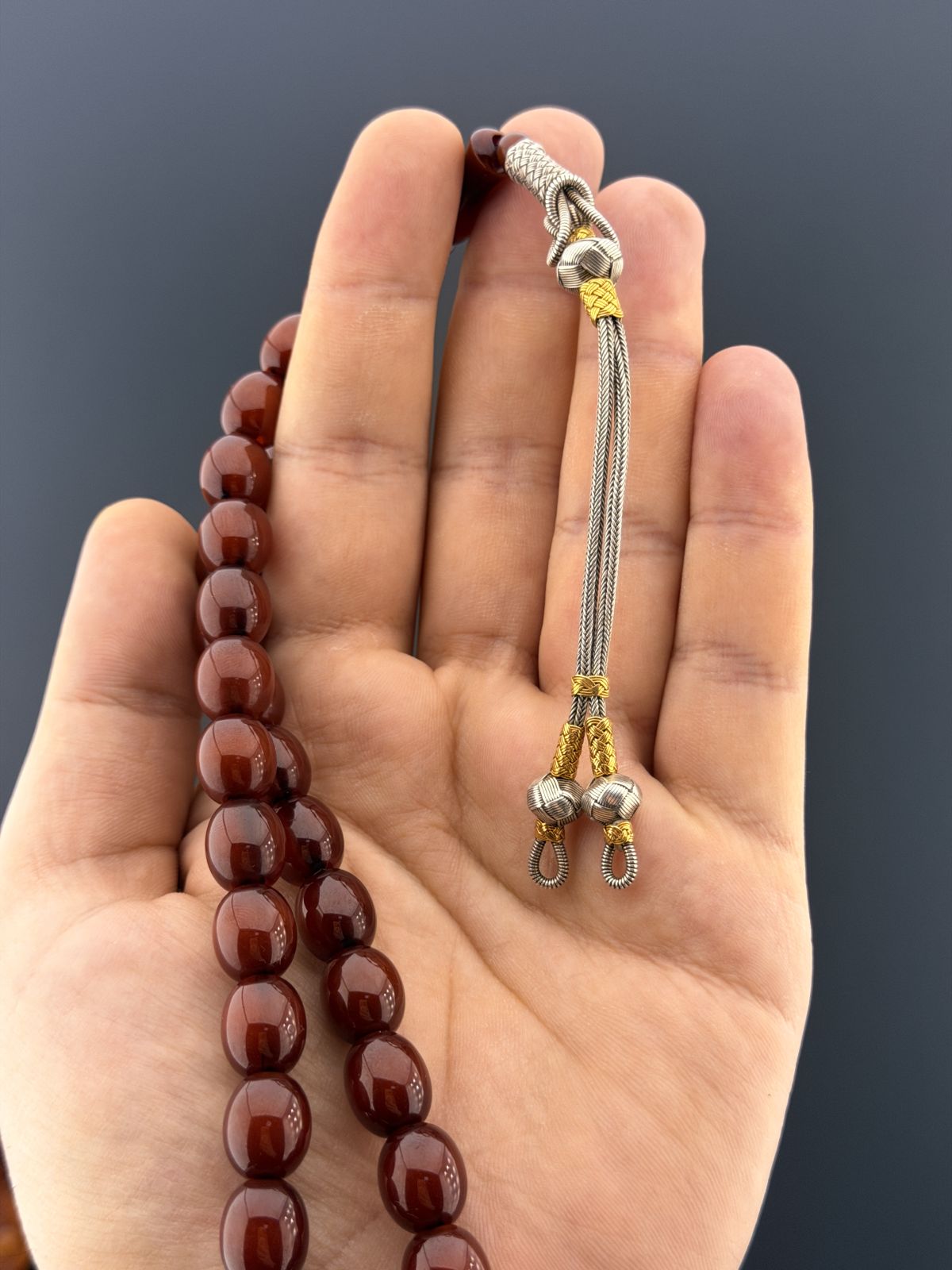 Kapsül Kesim Eski Tesbih (10,50x12mm)
