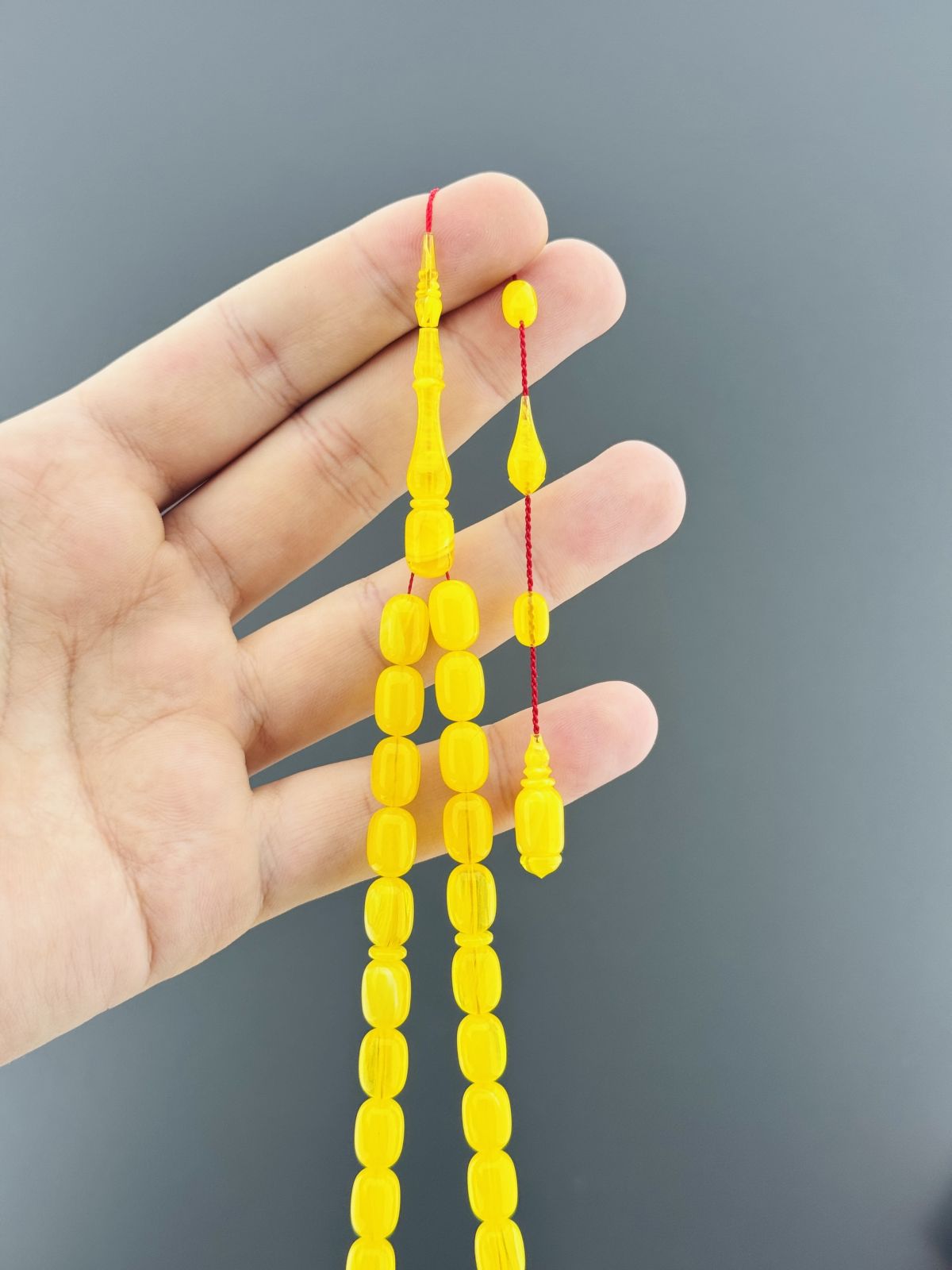 Alman Katalin Kapsül Kesim Eski Tesbih (7,50x11mm)