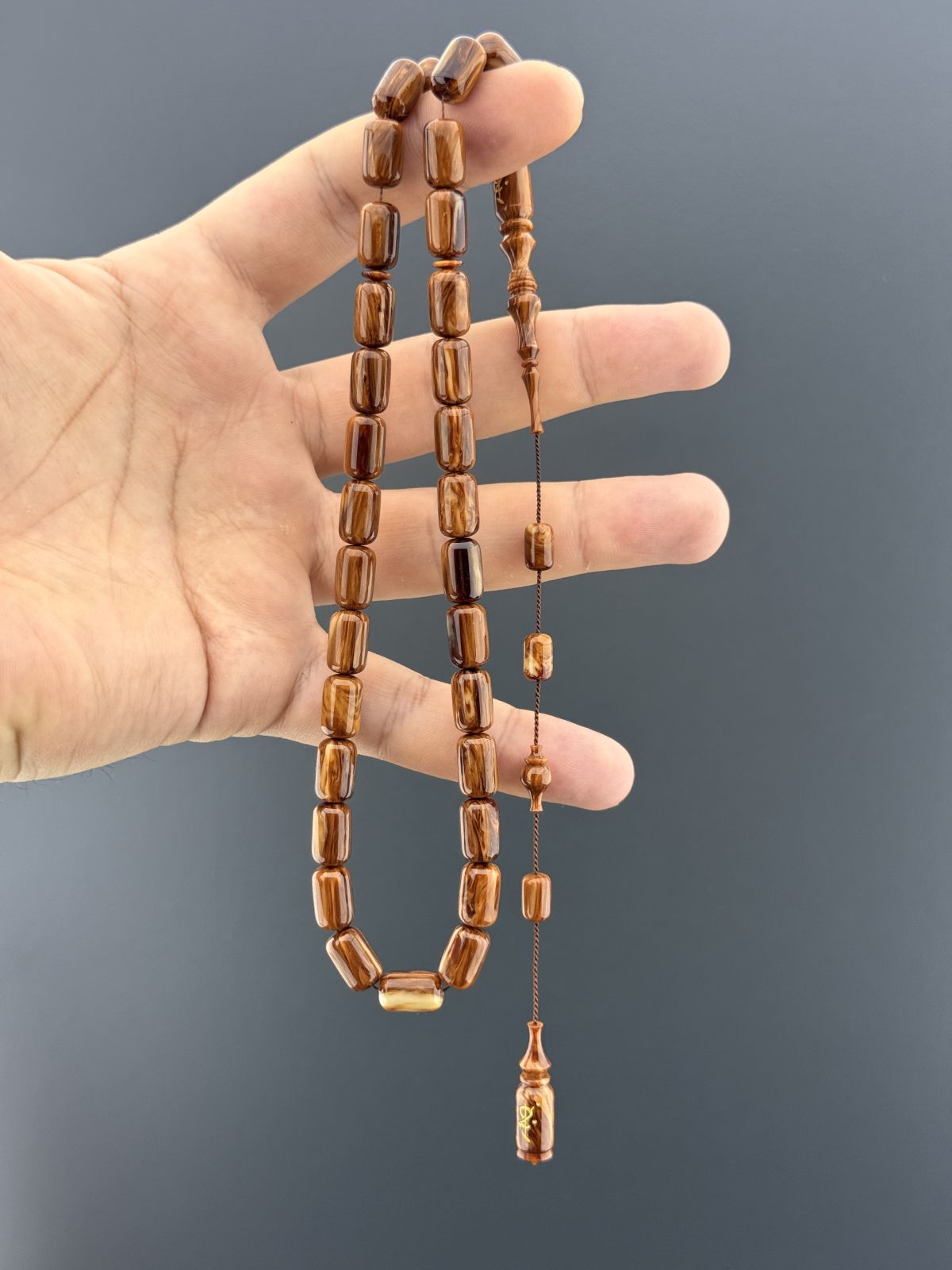 Alman Katalin Kapsül Kesim Eski Tesbih (7,50x12mm)