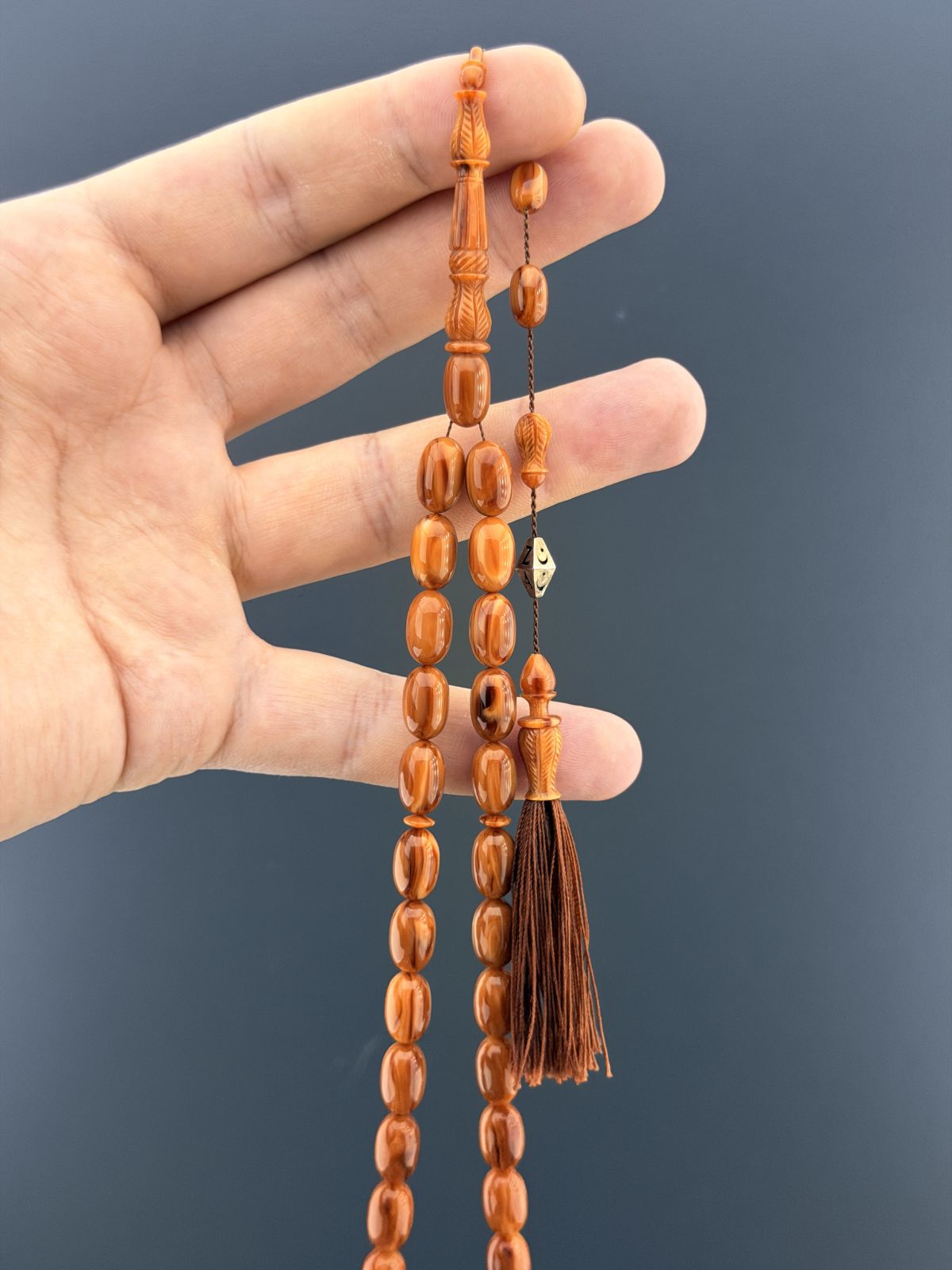 Alman Katalin Kapsül Kesim Tesbih (7,50x12mm)