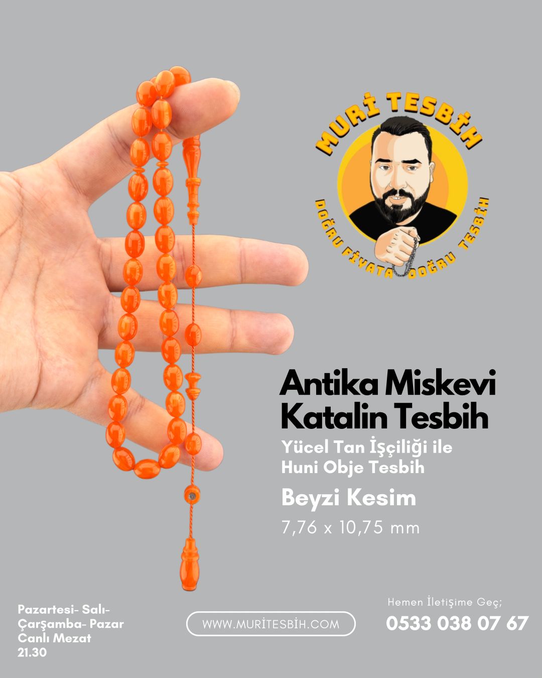 Yücel Tan Huni Obje Antika Miskevi Katalin