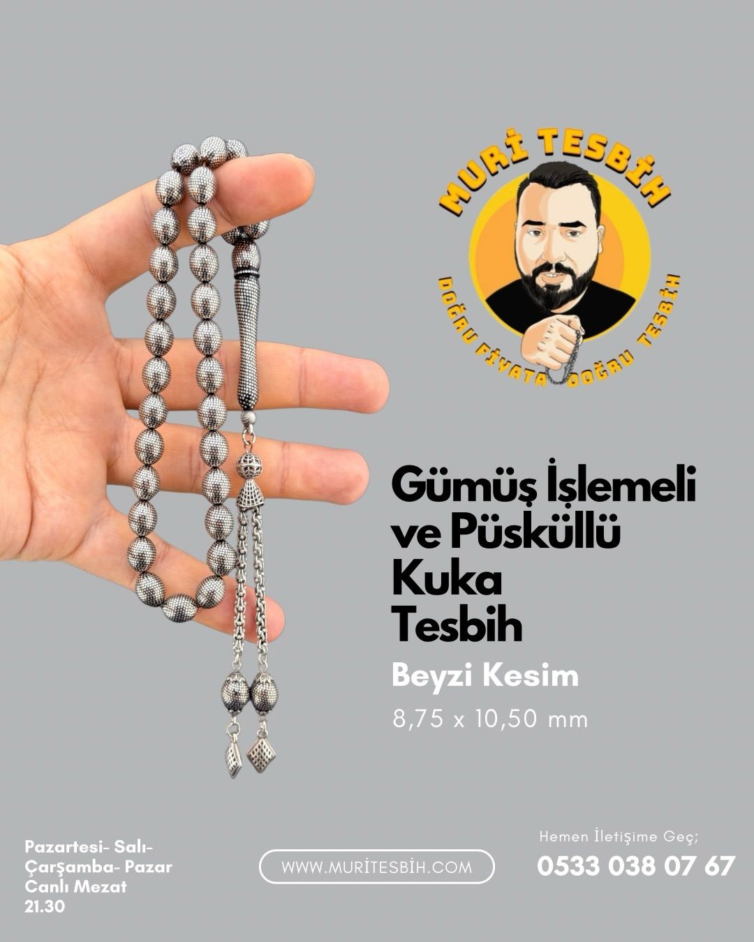Gümüş İşlemeli Ve Püsküllü Kuka