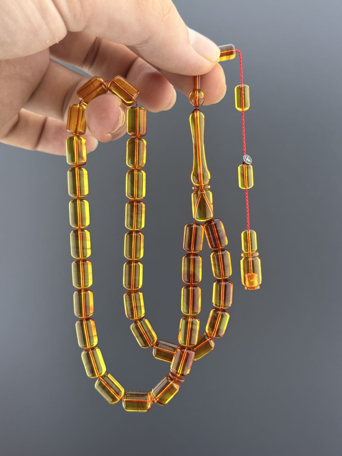 Alman Sıkma Kapsül Kesim Eski Tesbih (7,5x11,5mm)