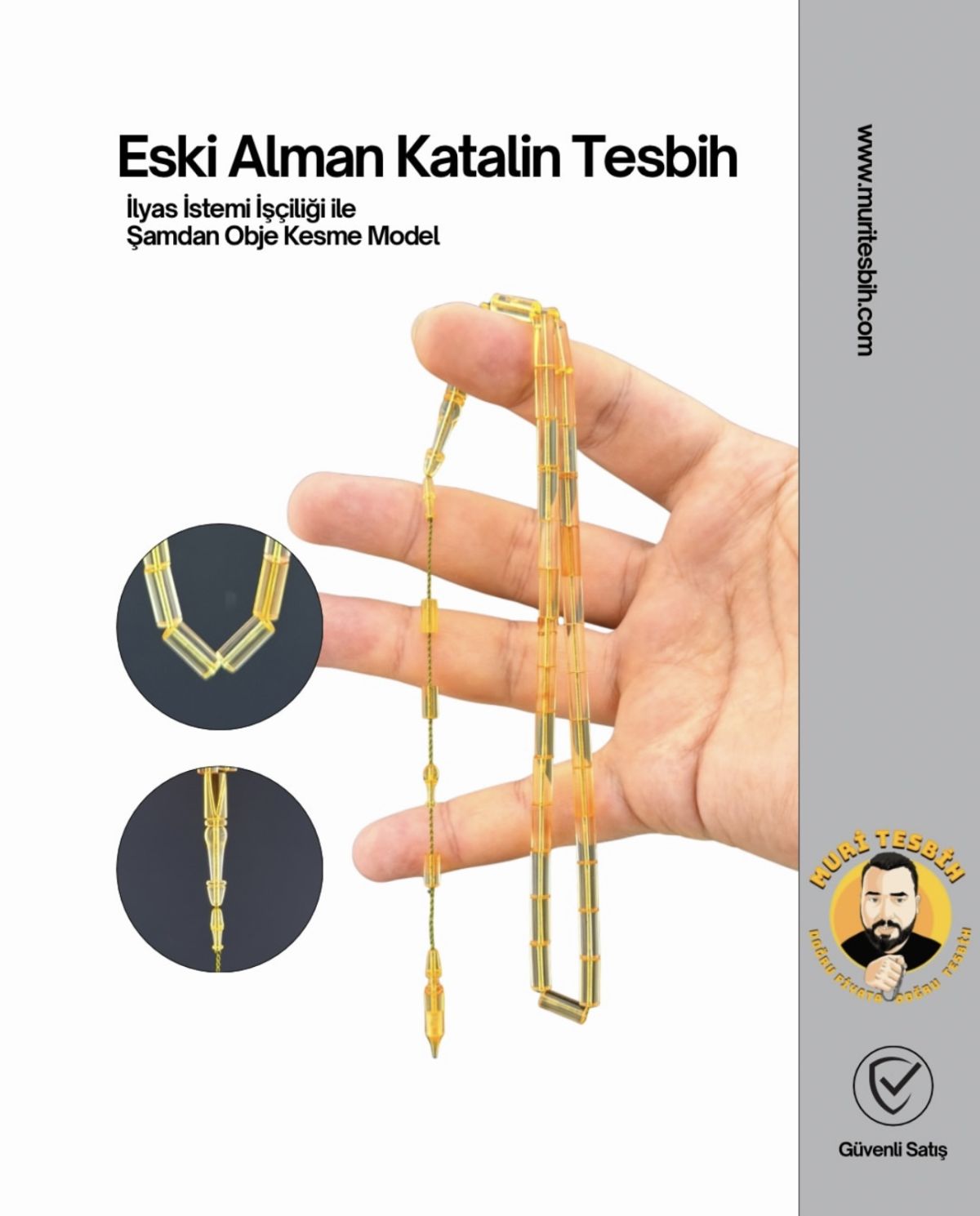 İlyas İstemi Eski Alman Katalin Şamdan Obje