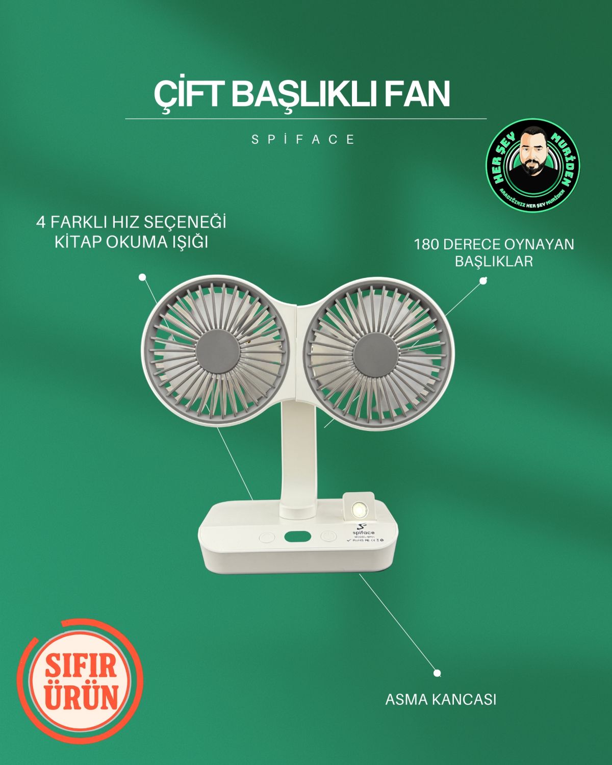 ÇİFT BAŞLIKLI FAN