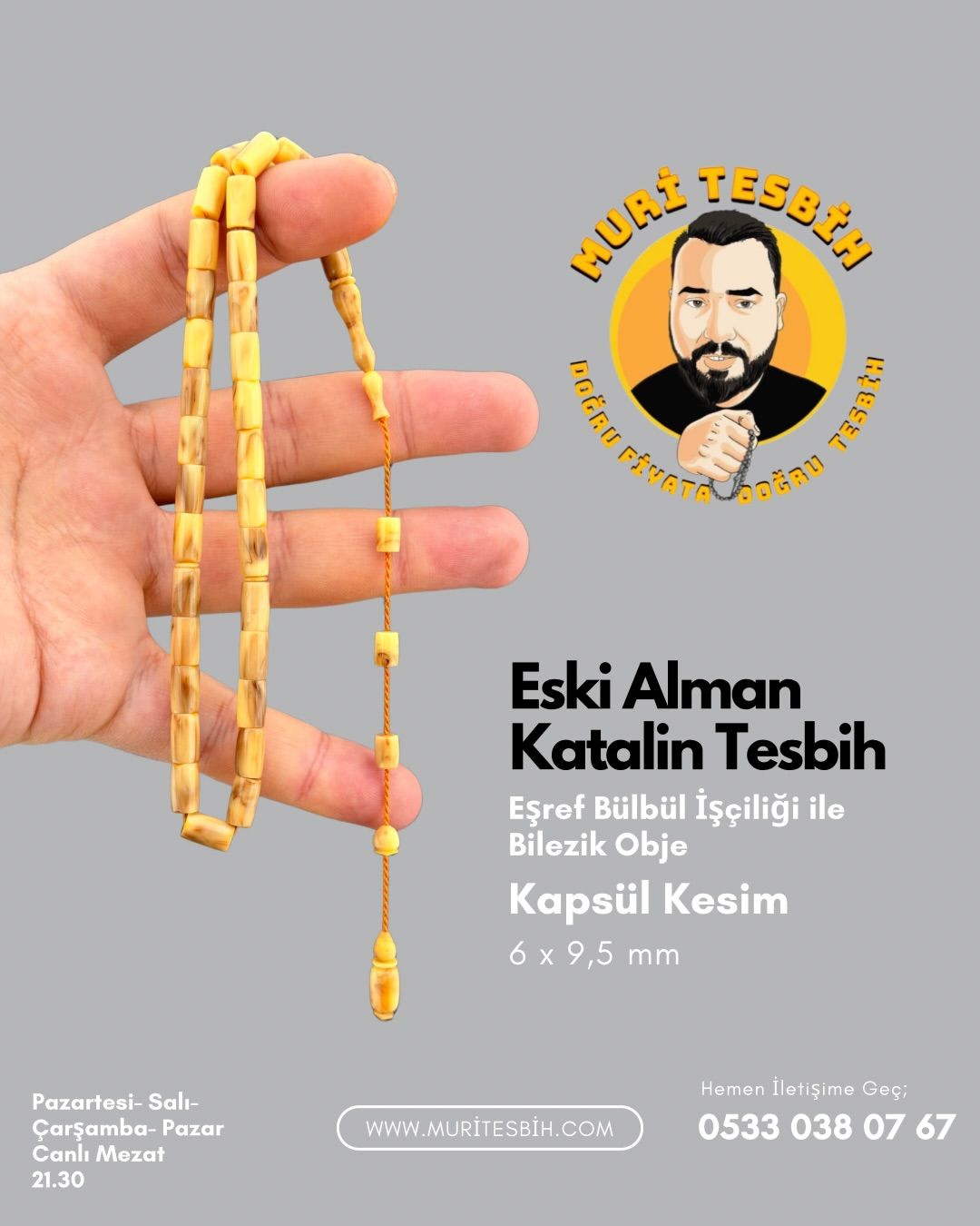 Eşref Bülbül Bilezik Obje Eski Alman Katalin