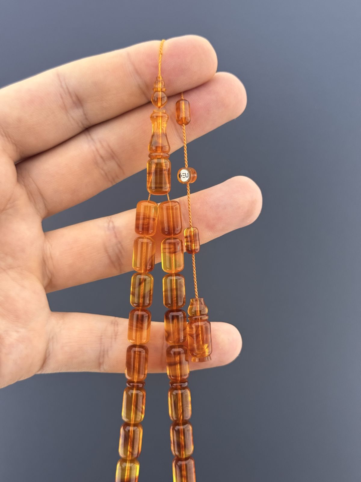 Alman Katalin Kapsül Kesim Tesbih (7,50x12mm)