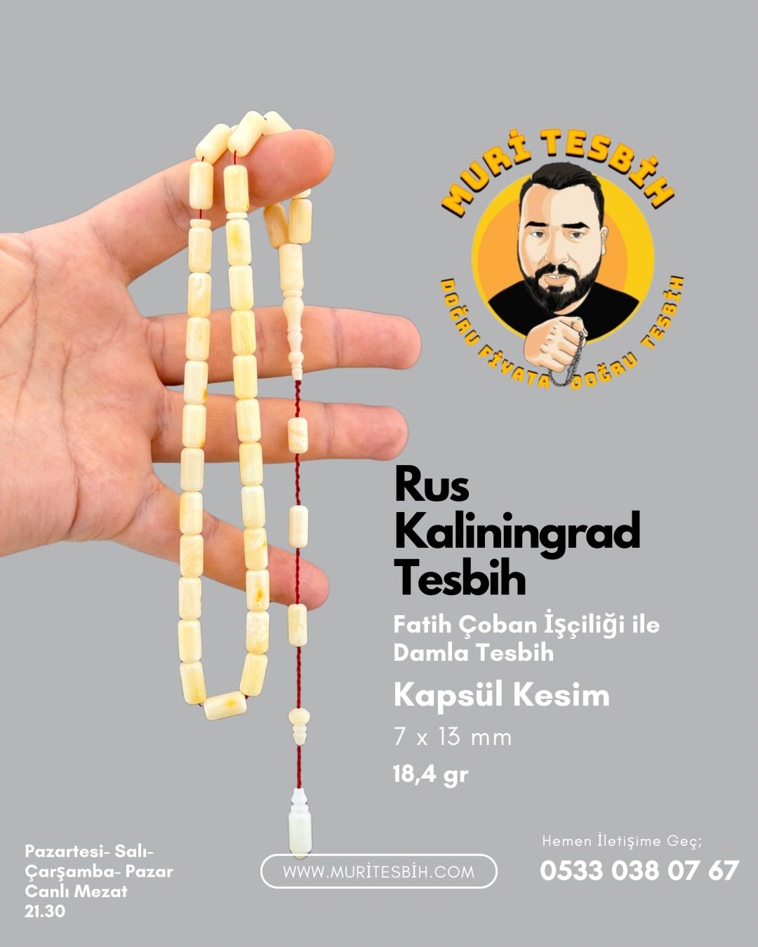 Fatih Çoban 18,4 Gr Rus Kaliningrad Damla