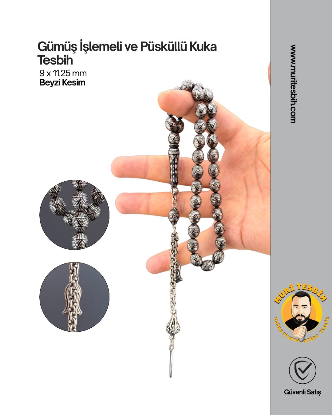 M.serkan Coşkun Kuka Gümüş İşlemeli Ve Püsküllü