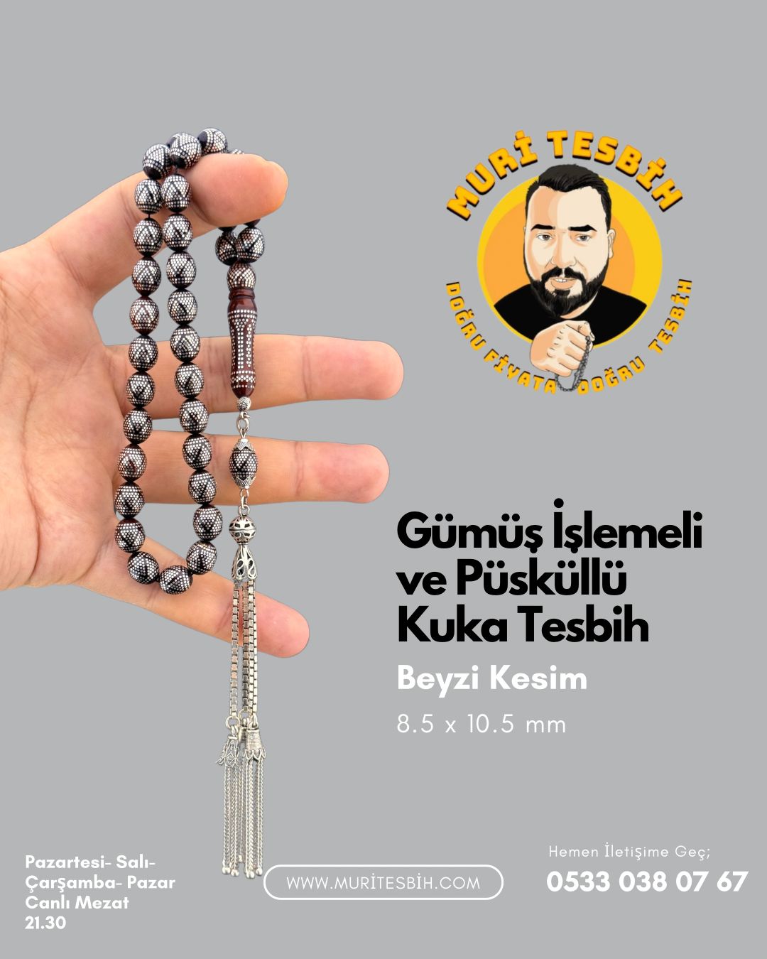 Gümüş İşlemeli Ve Püsküllü Kuka