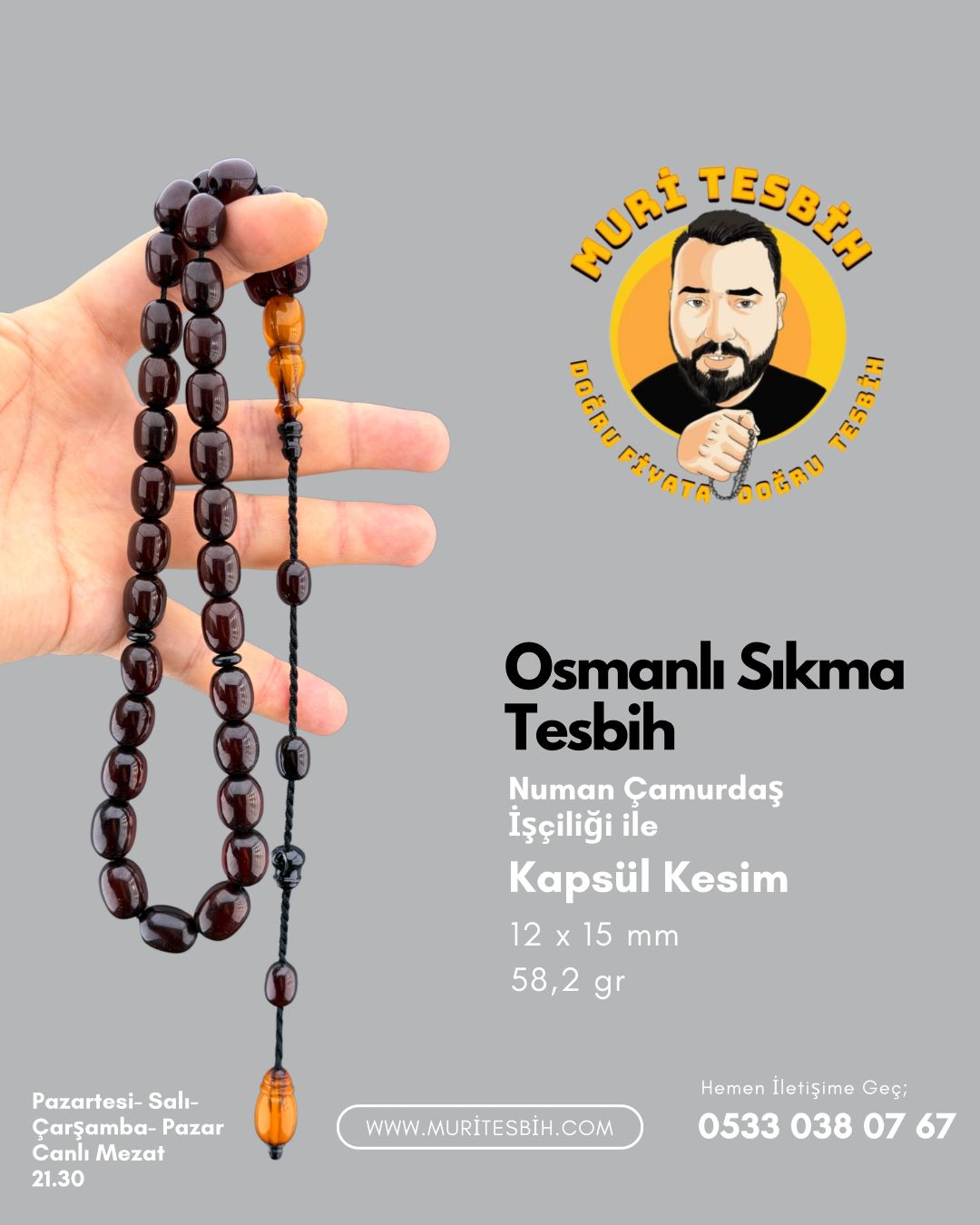 Numan Çamurdaş 58,2 Gr Osmanlı Sıkma