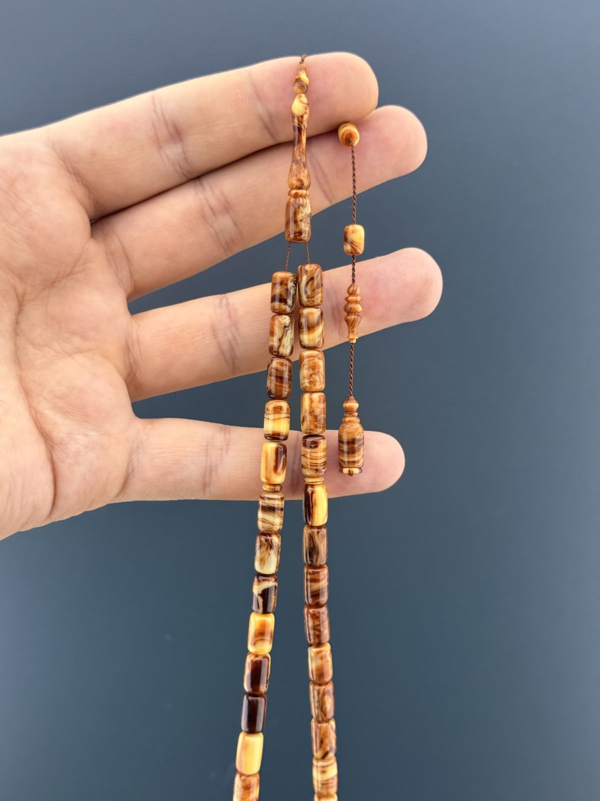 Alman Katalin Kapsül Kesim Eski Tesbih (6x10mm)