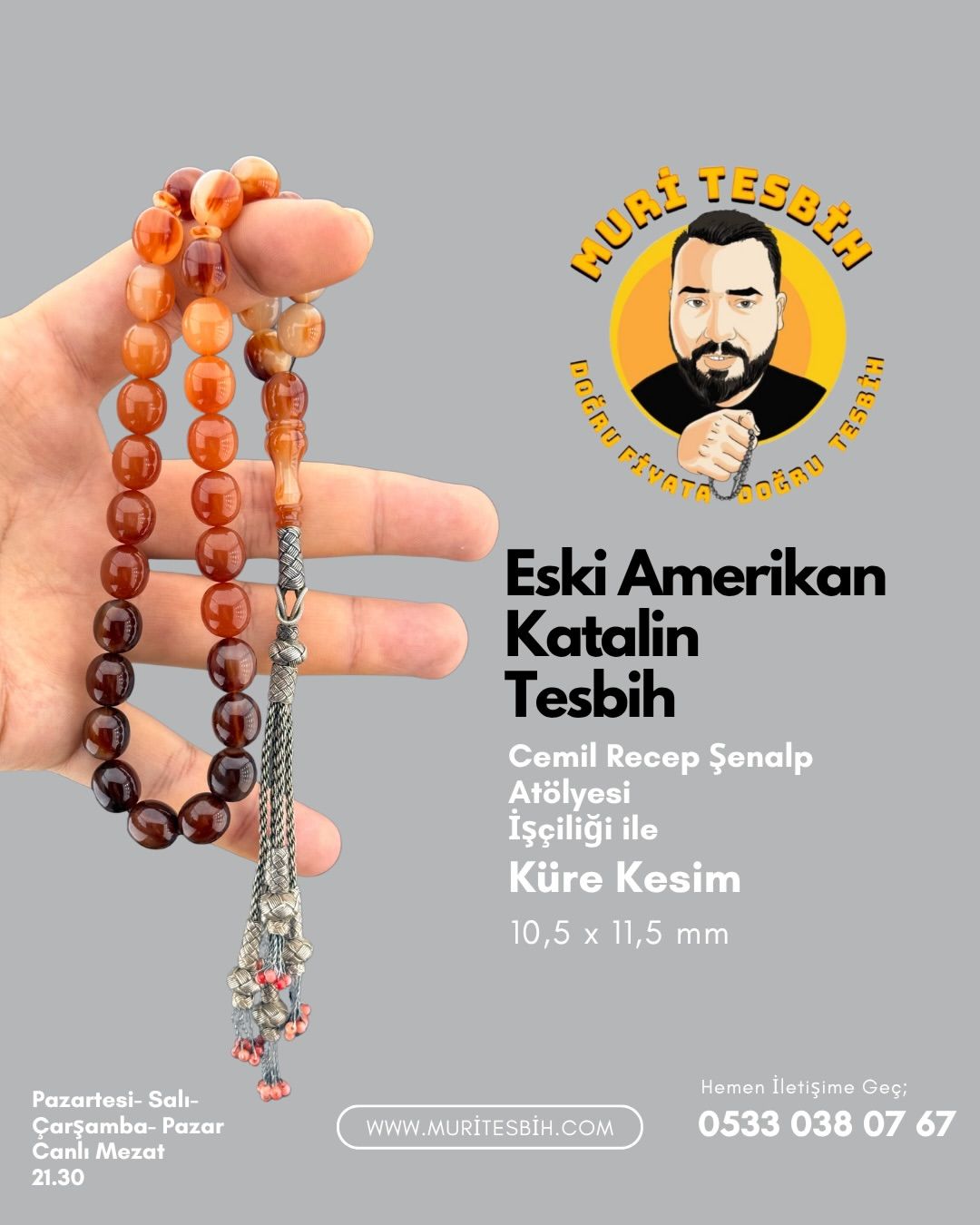 Cemal Emre Uslu Kare Obje Eski Alman Katalin
