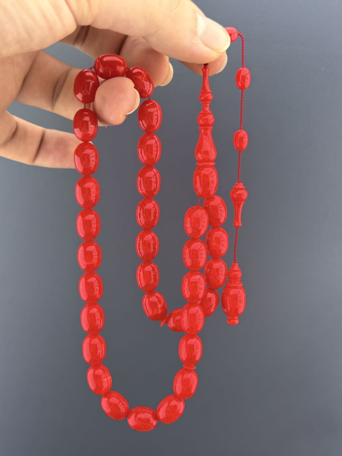Alman Katalin Beyzi Kesim Tesbih (9,50x13mm)