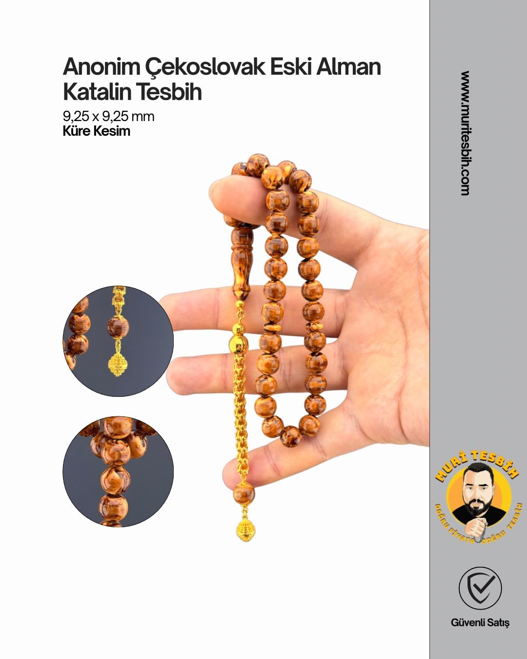 Çekoslovak Eski Alman Katalin 14 K Altın Püskül