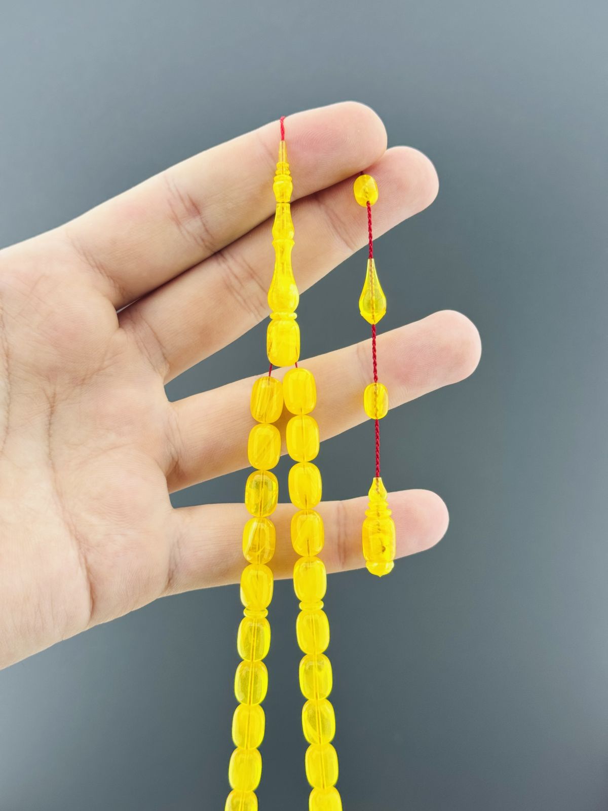 Alman Katalin Kapsül Kesim Eski Tesbih (7,50x11mm)