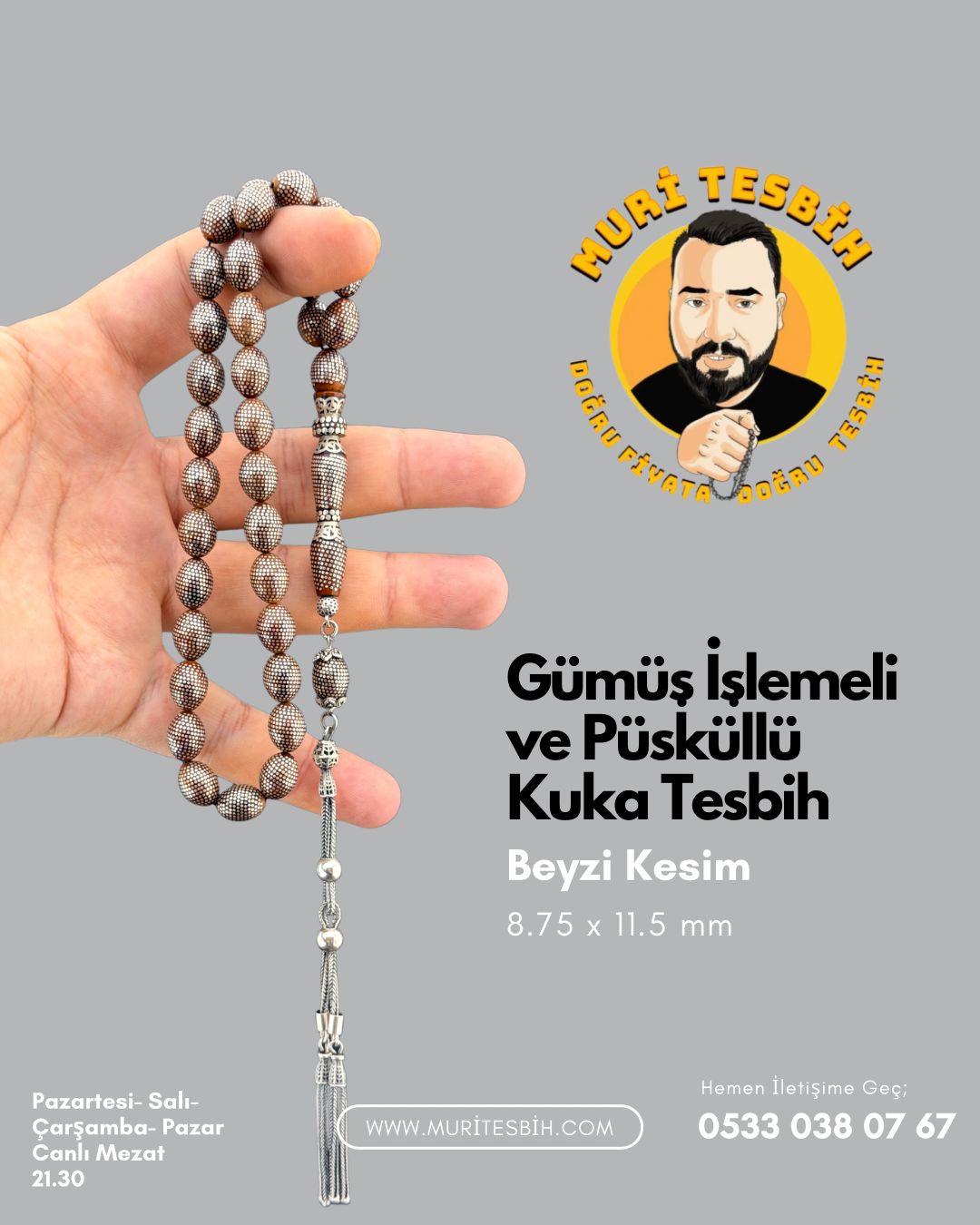 Gümüş İşlemeli Ve Püsküllü Kuka