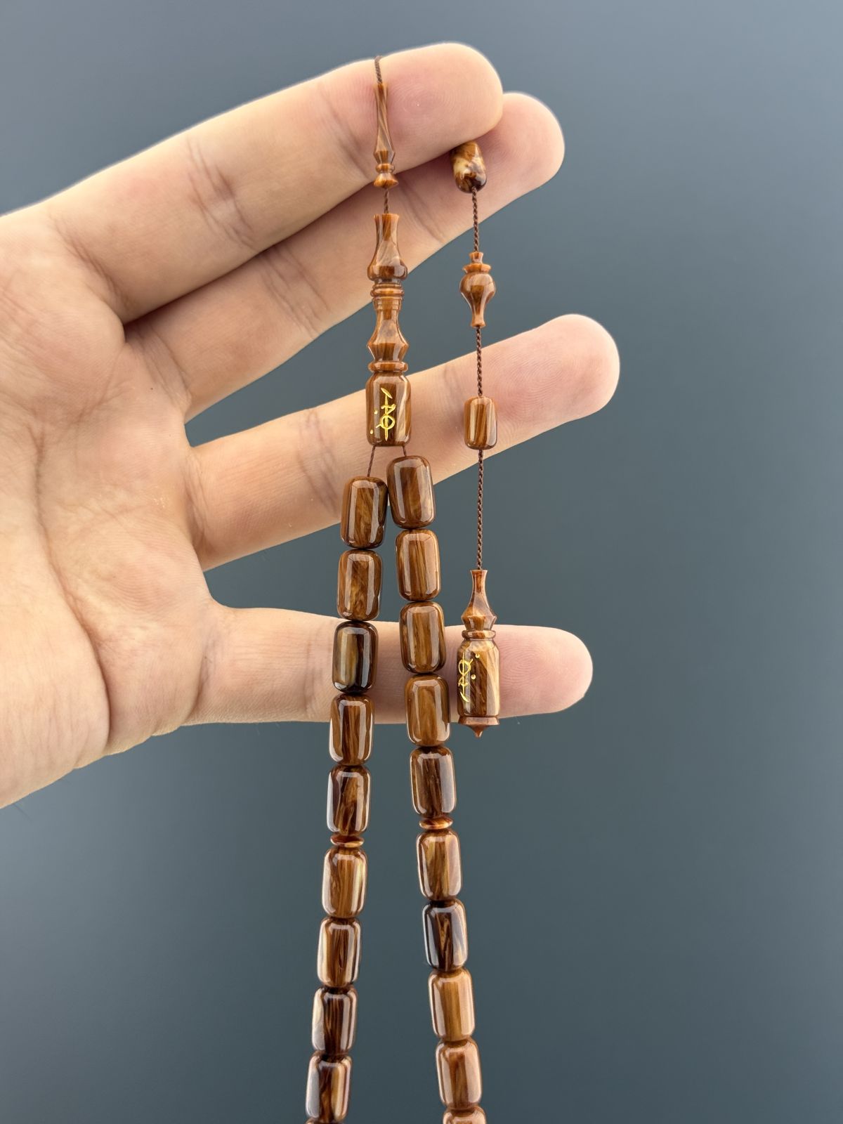 Alman Katalin Kapsül Kesim Eski Tesbih (7,50x12mm)