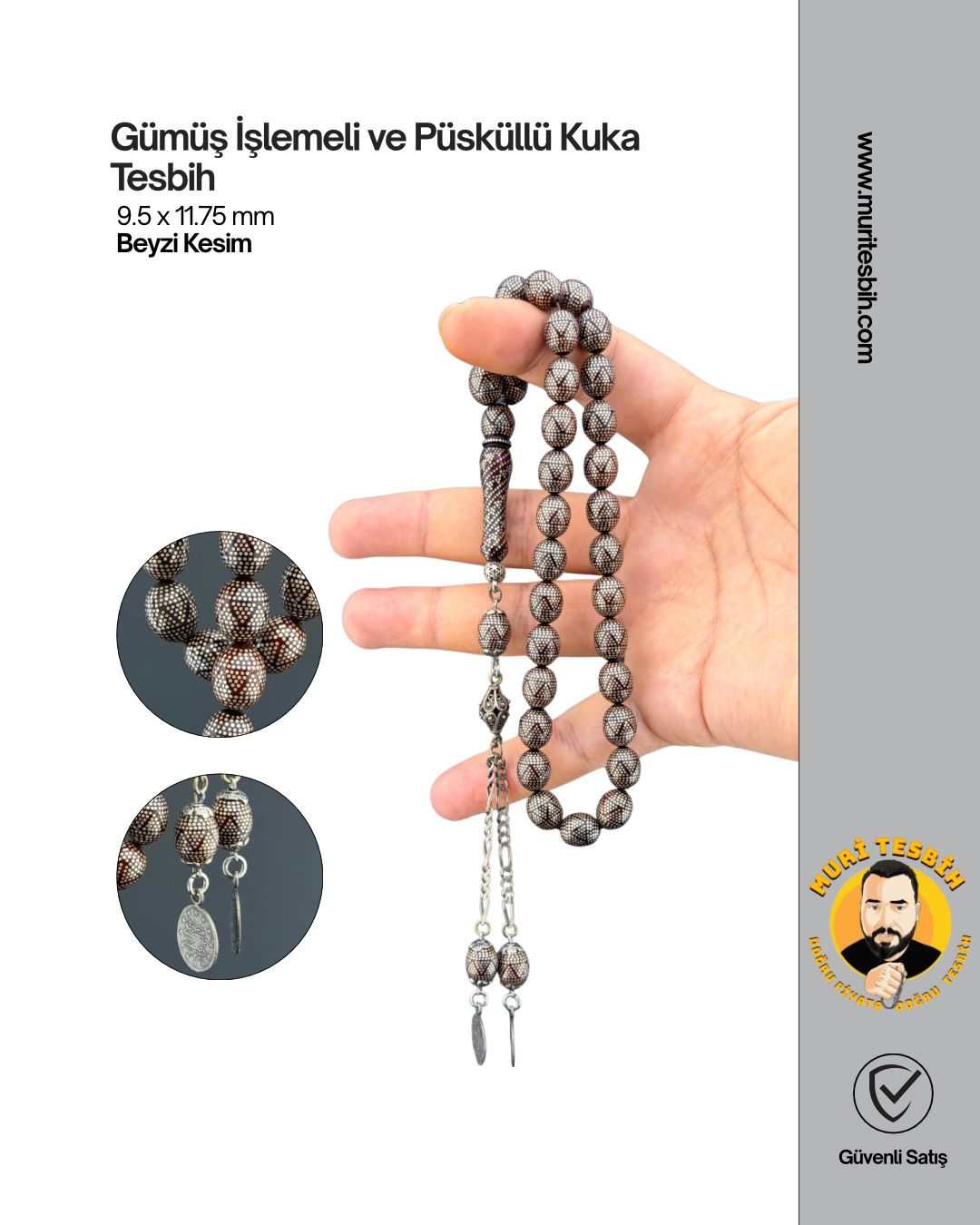 M.serkan Coşkun Kuka Gümüş İşlemeli Ve Püsküllü