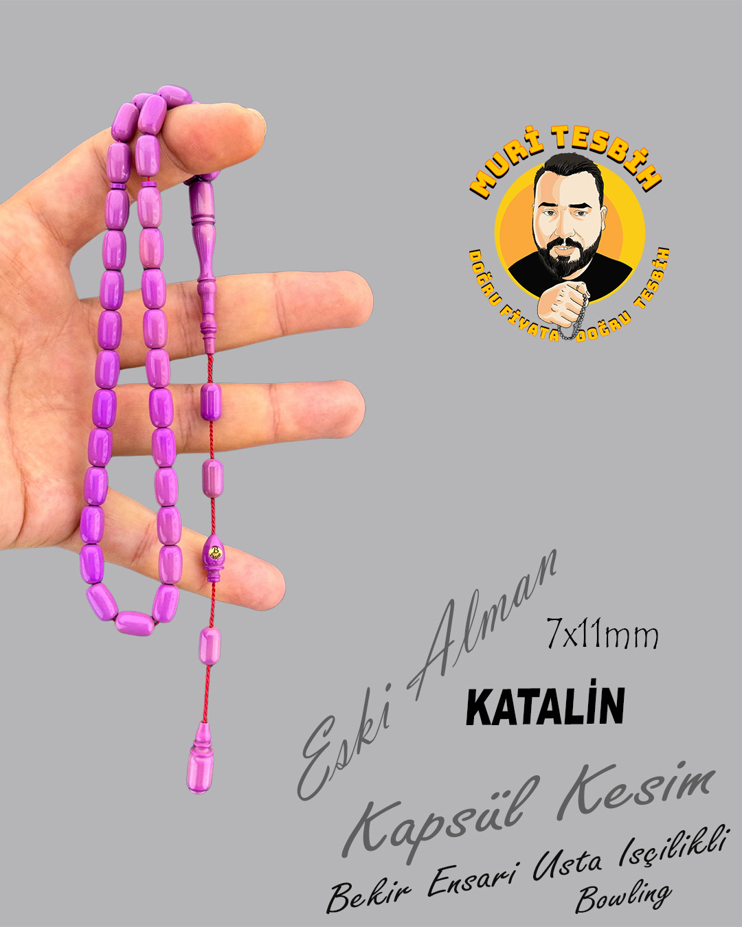 BEKİR ENSARİ BOWLİNG ESKİ ALMAN KATALİN KAPSÜL KESİM 7X11