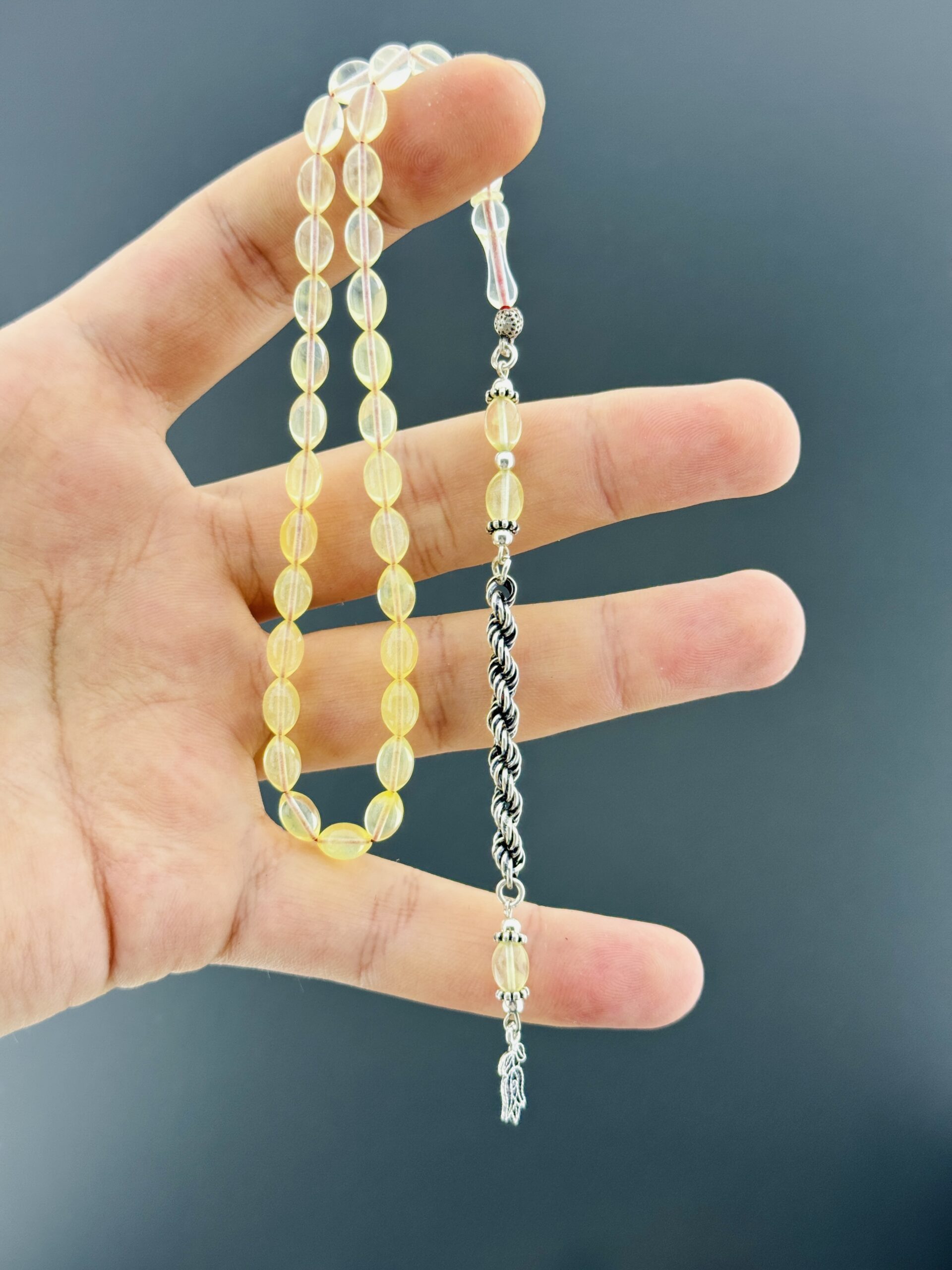 3,1 GR 925 AYAR GÜMÜŞ PÜSKÜL UÇAK CAMI BEYZİ KESİM 5,25X8,25