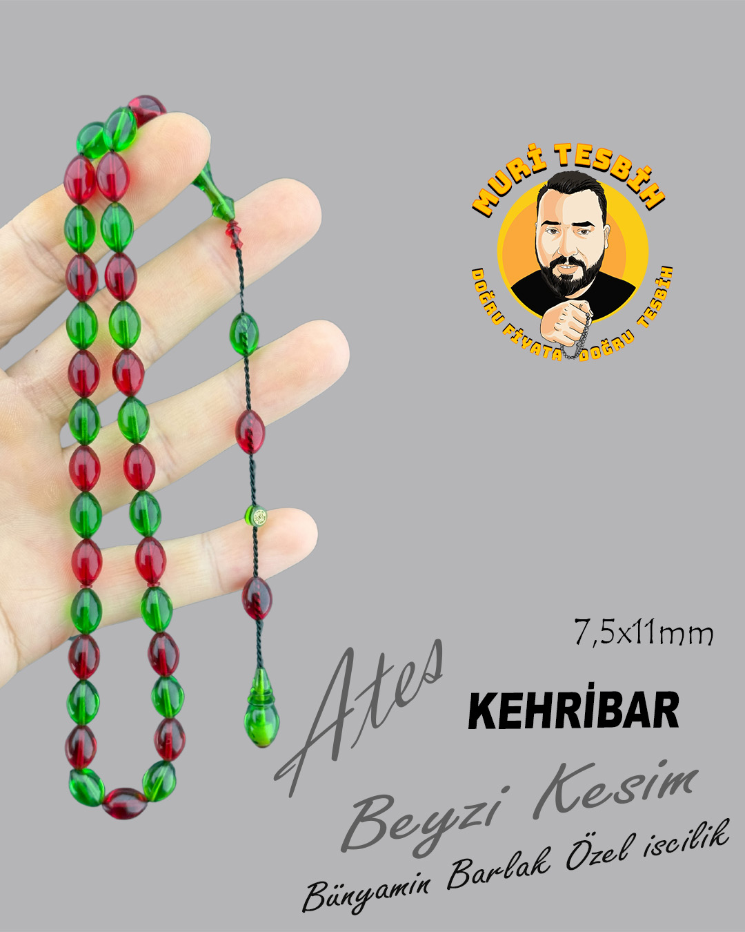 BÜNYAMİN BARLAK KSK Lİ ATEŞ KEHRİBAR BEYZİ KESİM 7,50X11