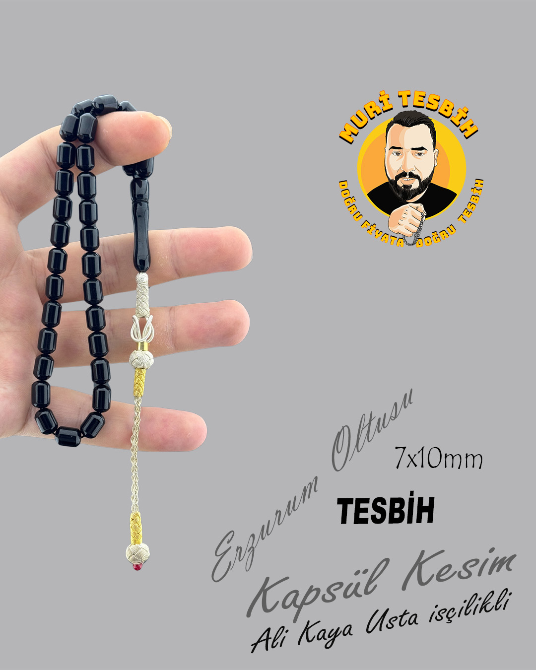1000 AYAR GÜMÜŞ KAZASLI ALİ KAYA ERZURUM OLTUSU KAPSÜL KESİM 7X10