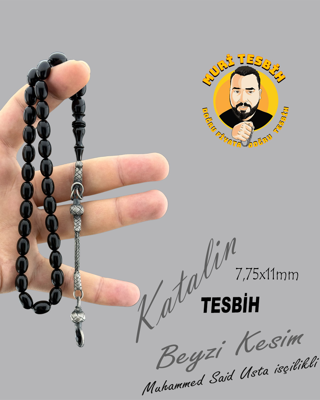7,5 GR 1000 AYAR GÜMÜŞ KAZAS MUHAMMED SAİD KATALİN BEYZİ KESİM 7,75X11