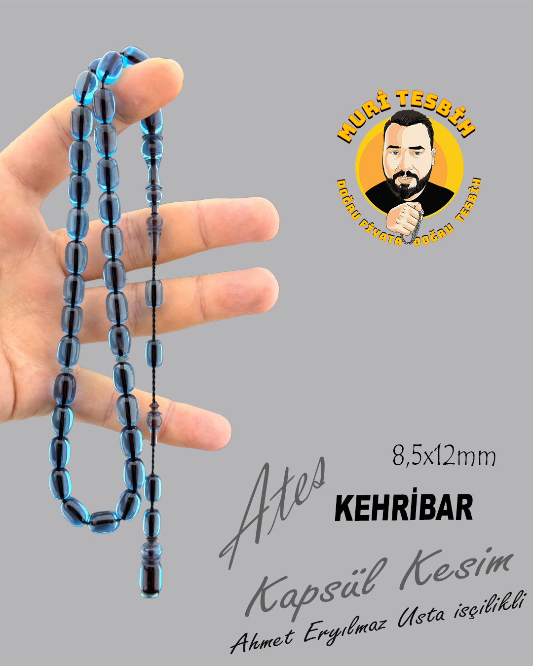 AHMET ERYILMAZ ATEŞ KEHRİBAR KAPSÜL KESİM 8,50X12