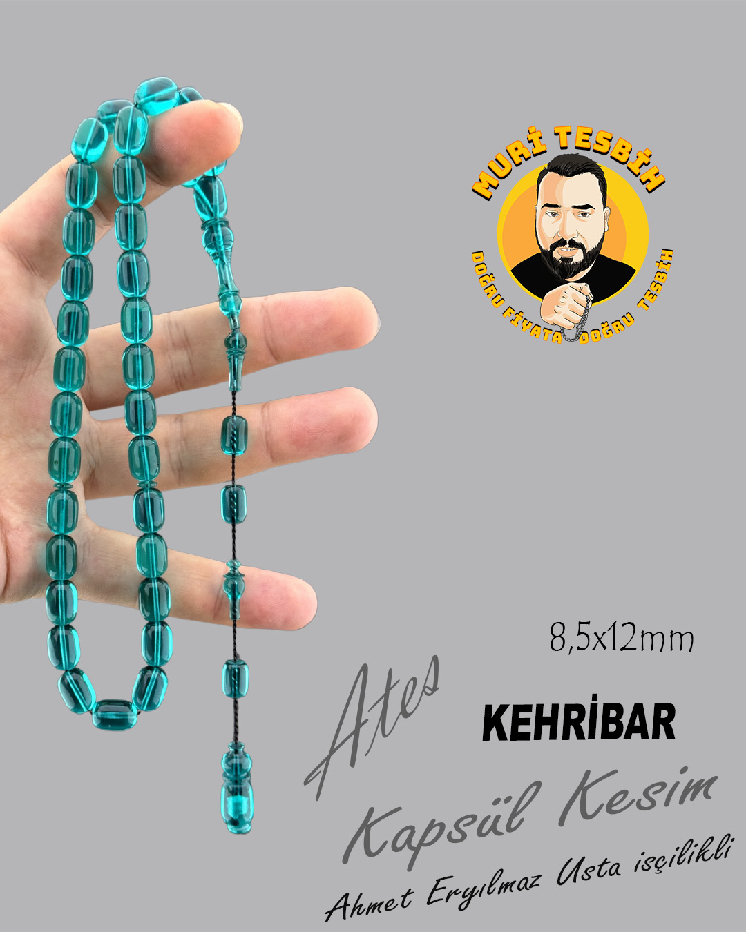 AHMET ERYILMAZ ATEŞ KEHRİBAR KAPSÜL KESİM 8,50X12