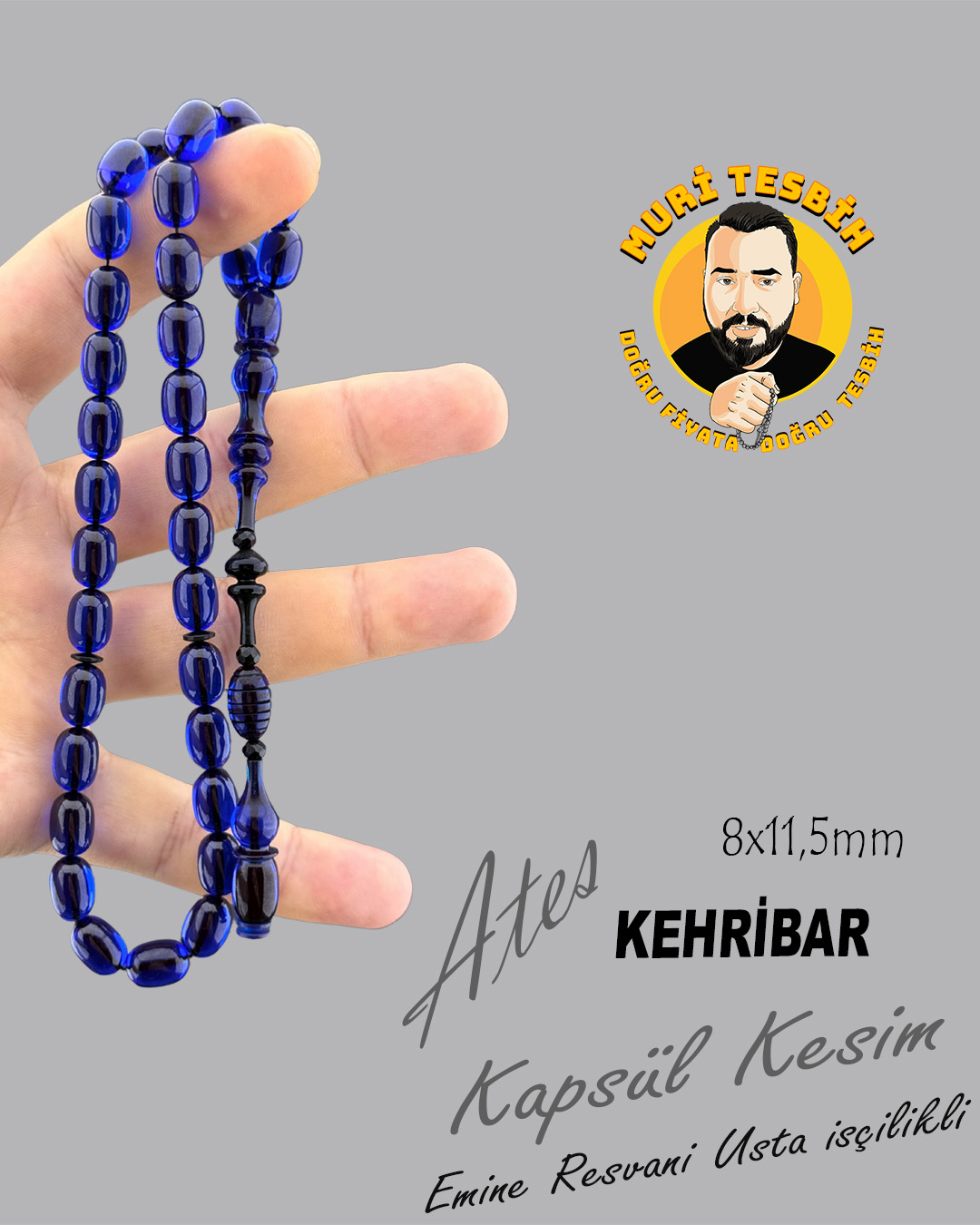 EMİNE REŞVANİ ATEŞ KEHRİBAR KAPSÜL KESİM 8X11,50