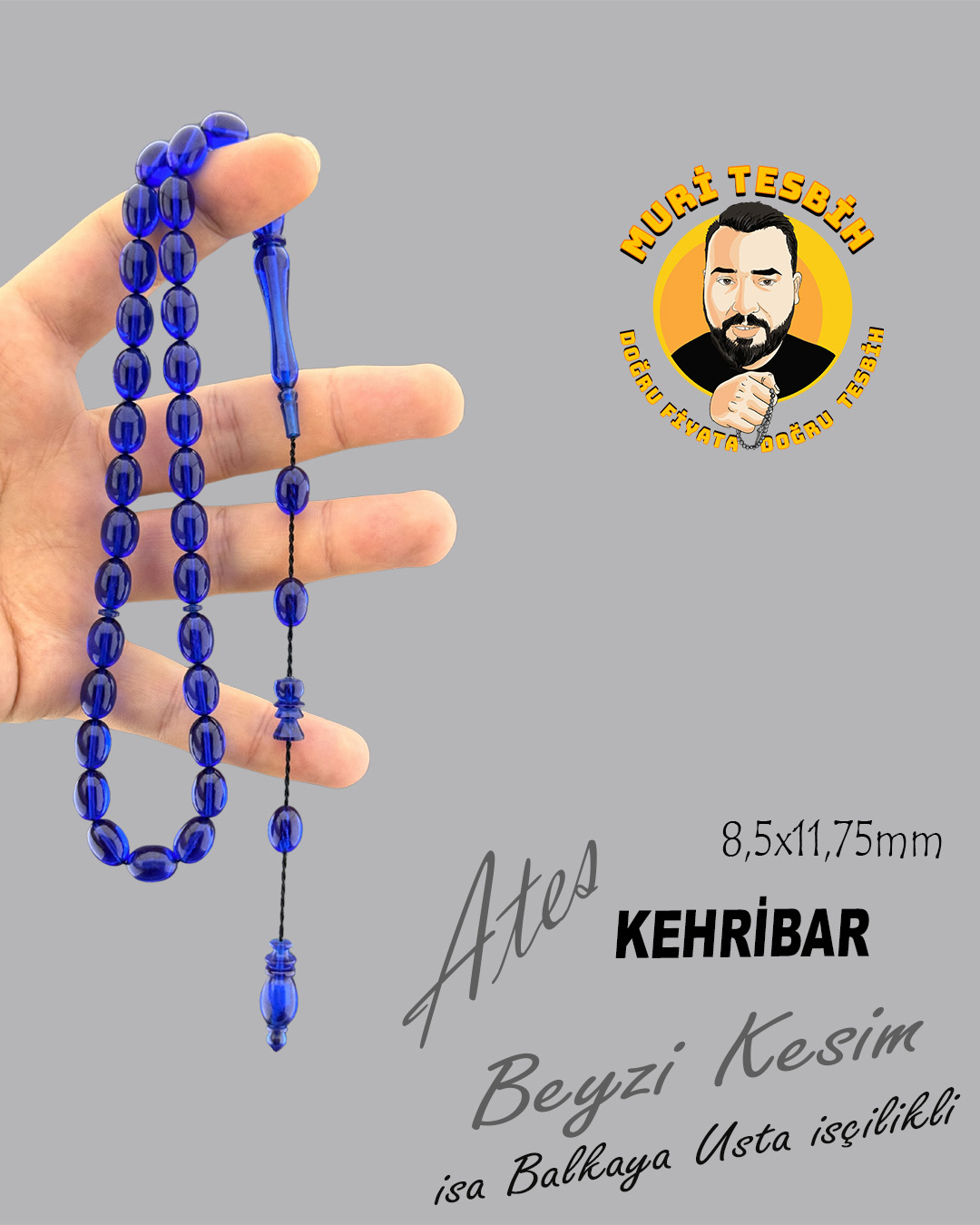 İSA BALKAYA ATEŞ KEHRİBAR BEYZİ KESİM 8,50X11,75