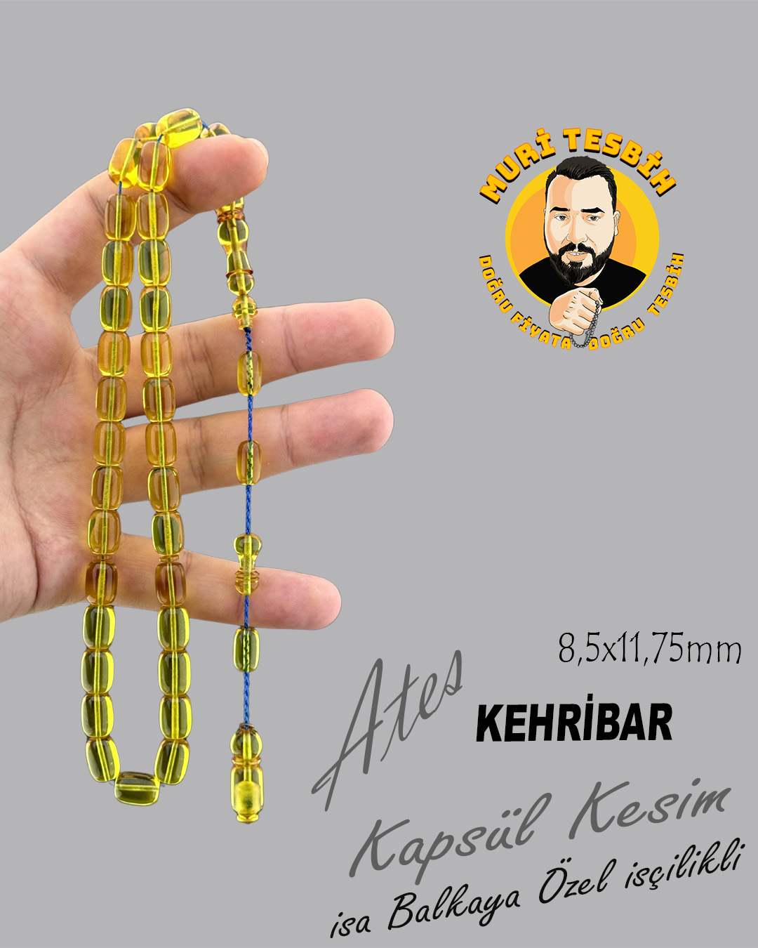 İSA BALKAYA ATEŞ KEHRİBAR KAPSÜL KESİM 8,50X11,75