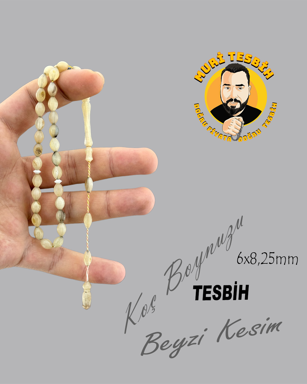 KOÇ BOYNUZU BEYZİ KESİM 6X8,25