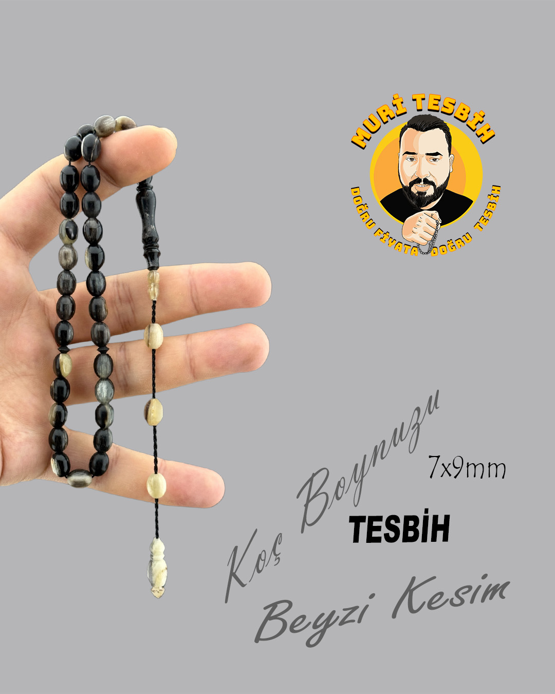 KOÇ BOYNUZU BEYZİ KESİM 7X9