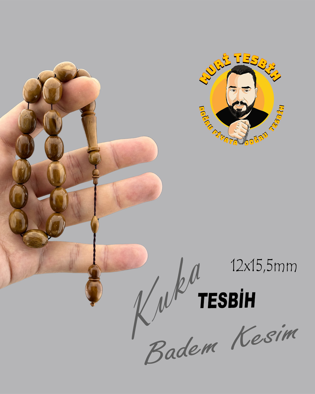 KUKA BADEM KESİM 12X15,50