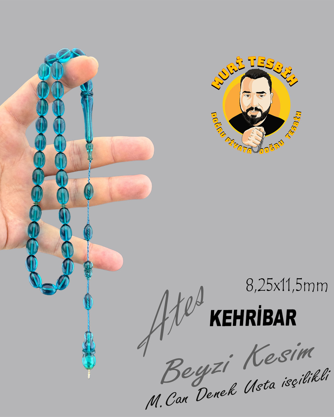 MUSTAFA CAN DENEK ATEŞ KEHRİBAR BEYZİ KESİM 8,25X11,50