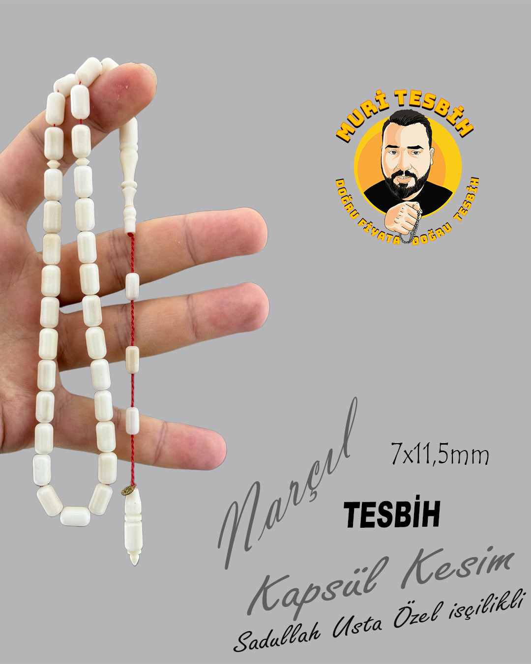 SAUDLLAH USTA NARÇIL KAPSÜL KESİM 7X11,50