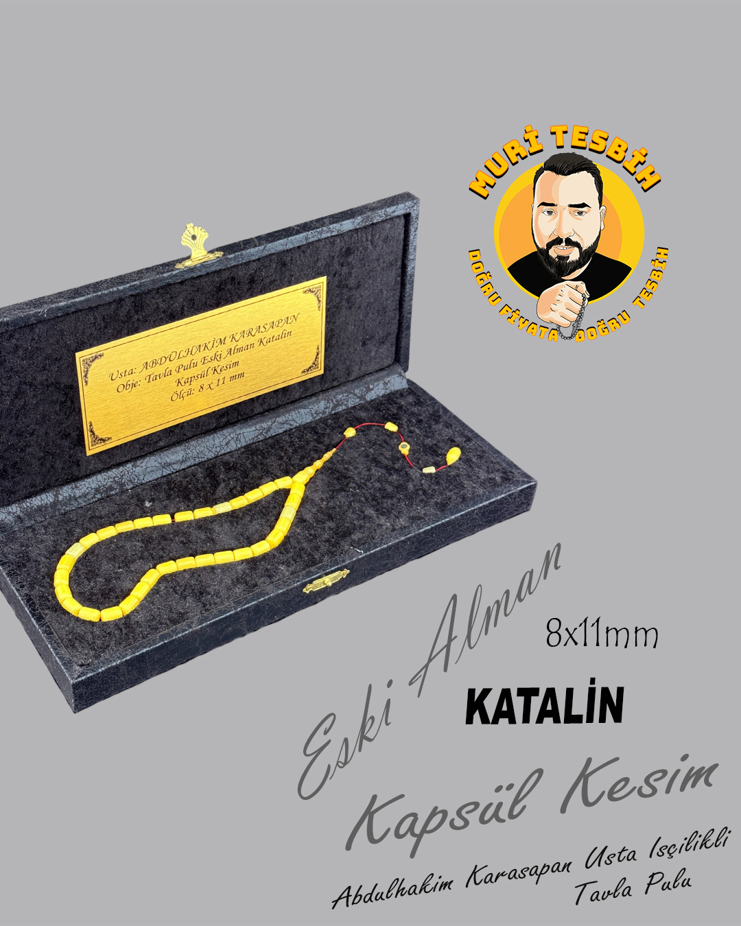 ABDÜLHAKİM KARASAPAN TAVLA PULU ESKİ ALMAN KATALİN KAPSLÜL KESİM 8X11