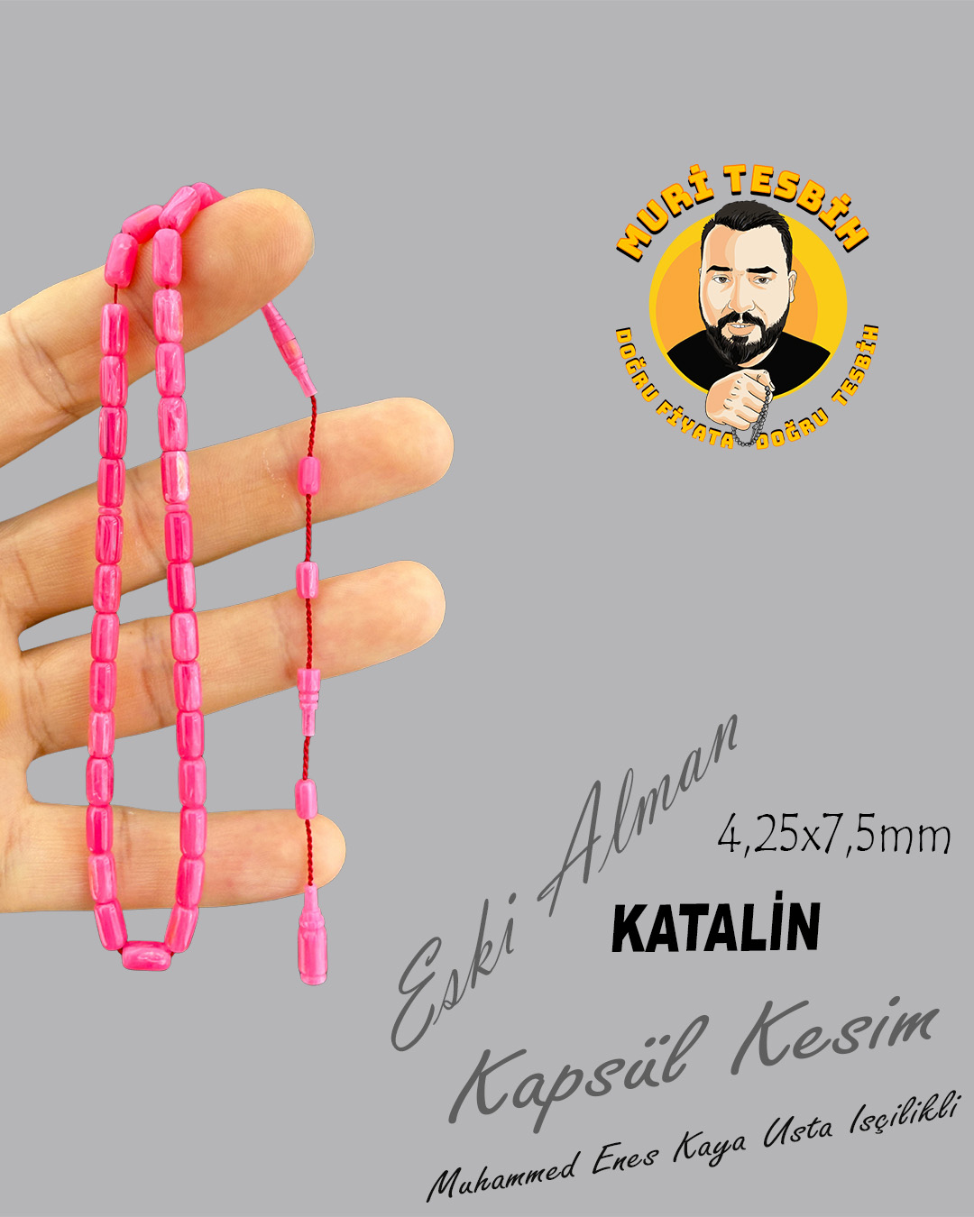 MUHAMMED ENES KAYA ESKİ ALMAN KATALİN  KAPSÜL KESİM 4,25X7,5mm