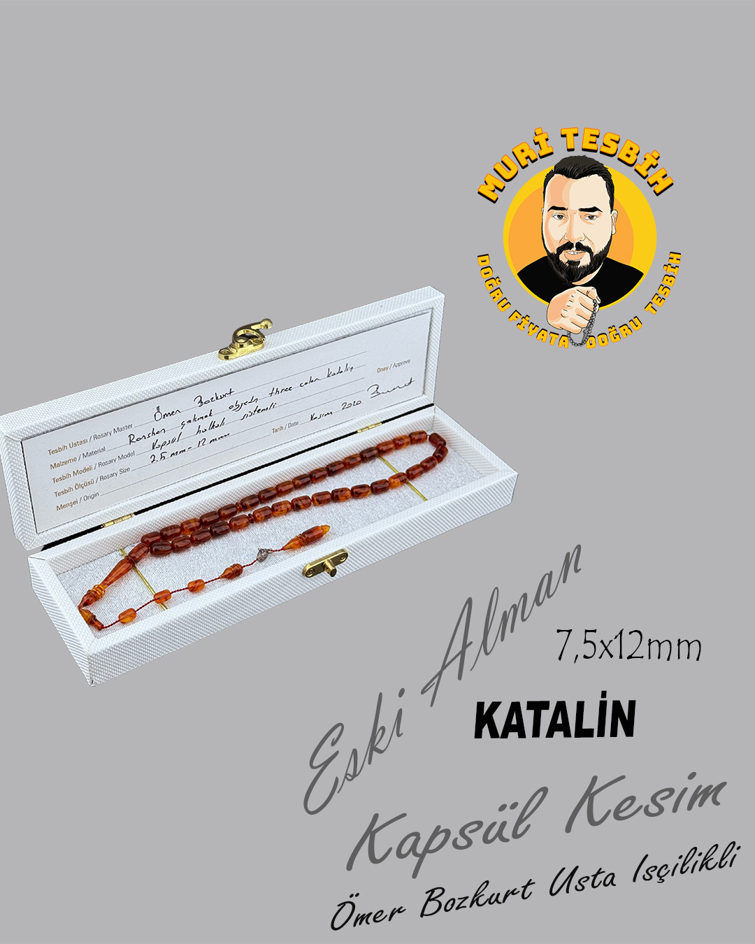 ÖMER BOZKURT RONSHAN ÇAKMAK OBJEDEN THREE COLOR KATALİN KAPSÜL KESİM 7,50X12