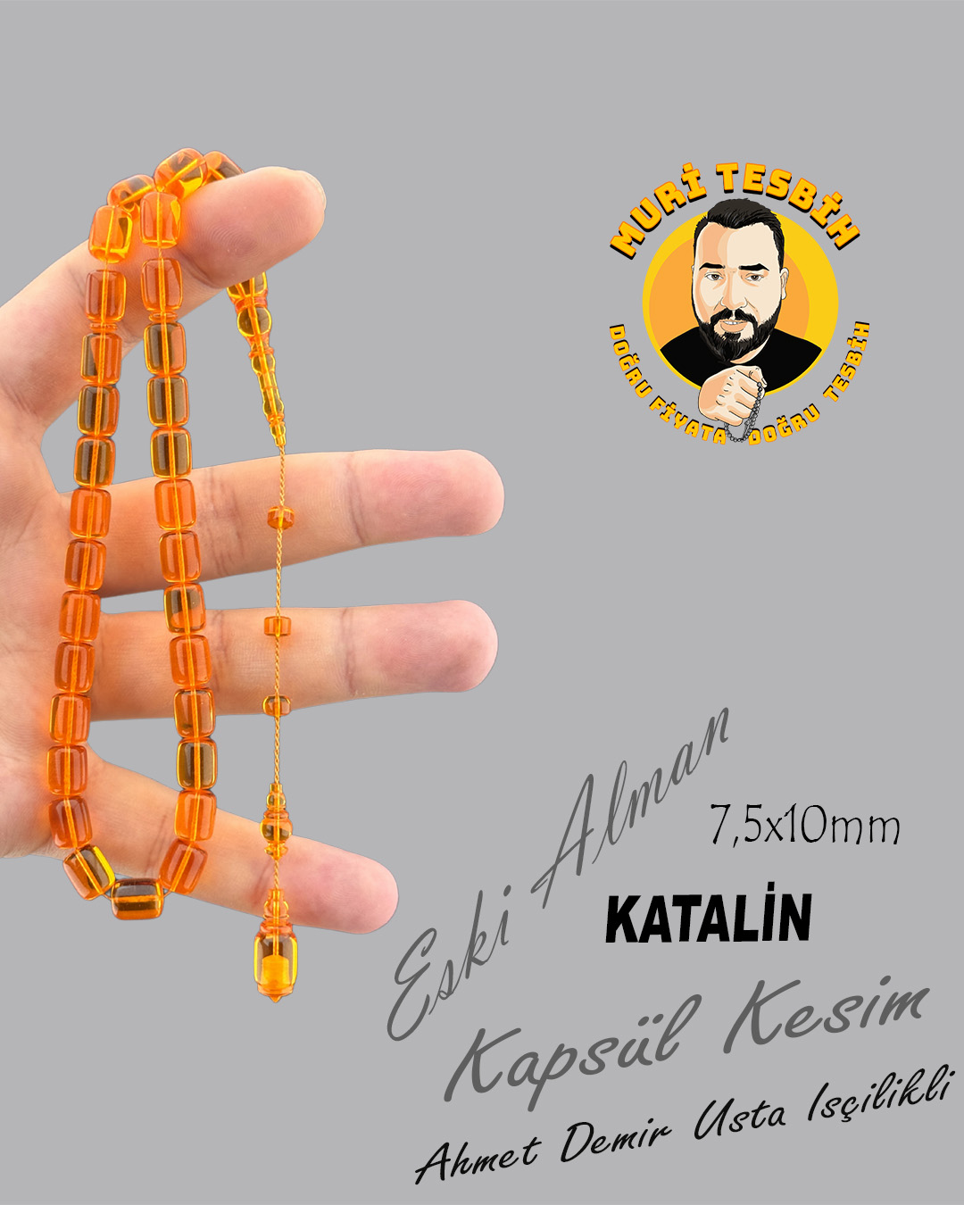 AHMET DEMİR ESKİ ALMAN KATALİN KAPSÜL KESİM 7,75X10