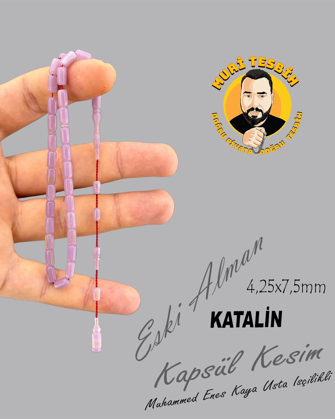 MUHAMMED ENES KAYA ESKİ ALMAN KATALİN  KAPSÜL KESİM 4,25X7,5mm