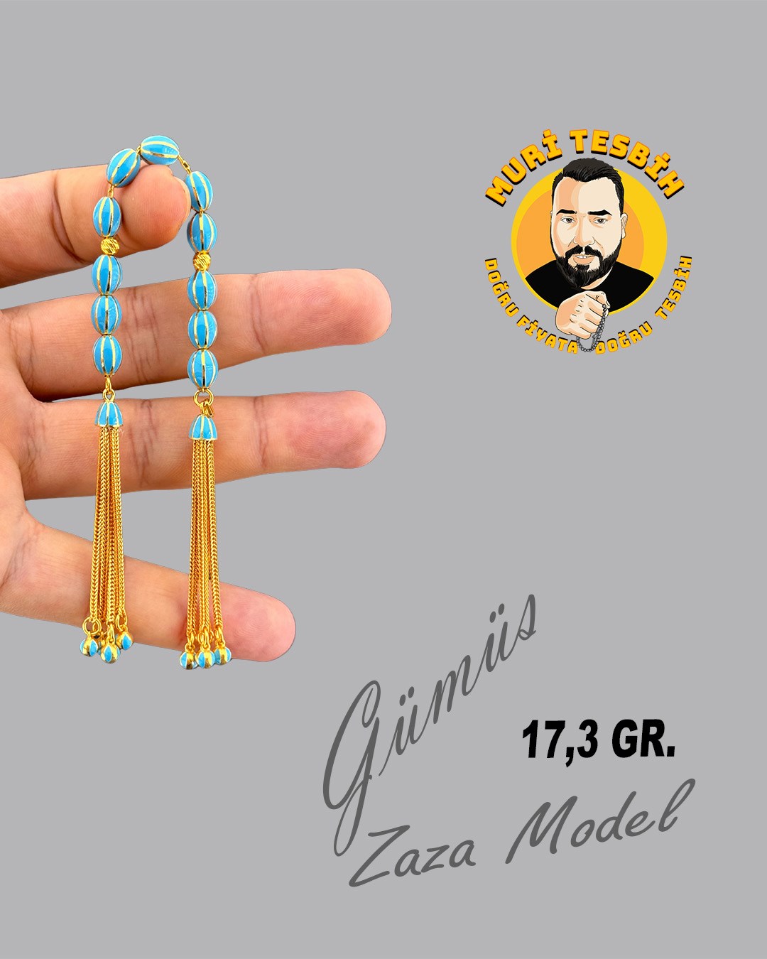 17,3 GR ÖZEL TASARIM GÜMÜŞ ZAZA MODEL