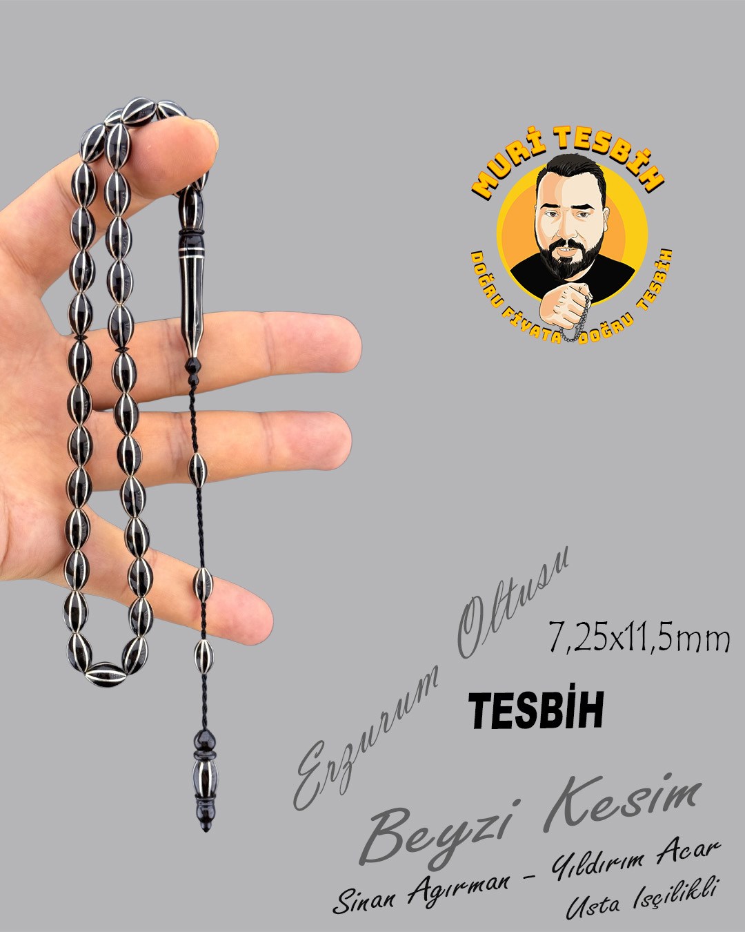 YILDIRIM ACAR SİNAN AĞIRMAN İŞLEMELİ ERZURUM OLTUSU BEYZİ KESİM 7,25X11,50