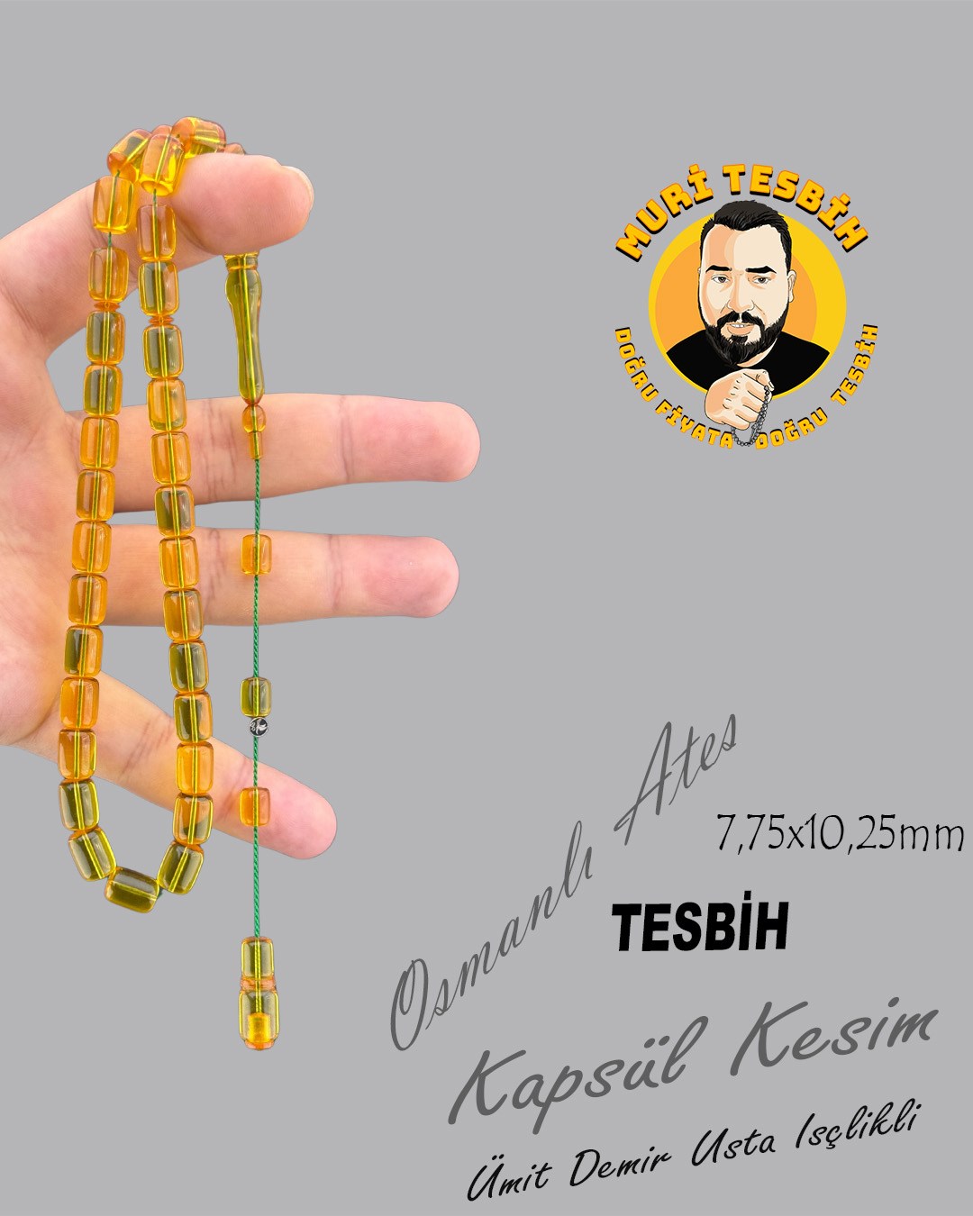 ÜMİT DEMİR HEYKEL OBJE OSMANLI ATEŞ KAPSÜL KESİM 7,75X10,25