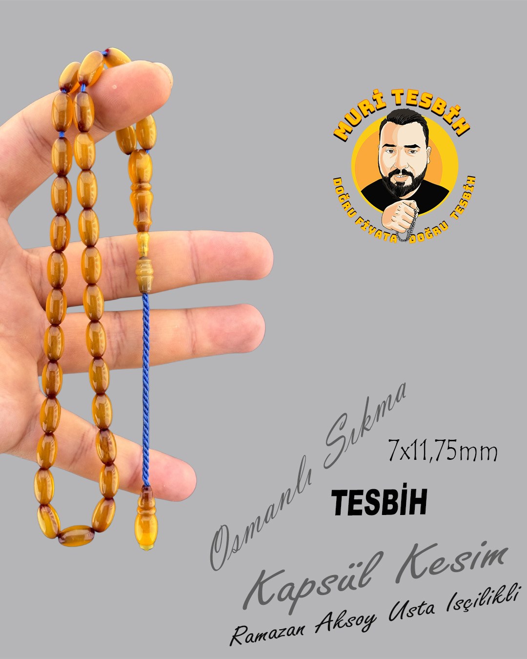 RAMAZAN AKSOY 15,3 GR OSMANLI SIKMA KAPSüL KESİM 7X11,75
