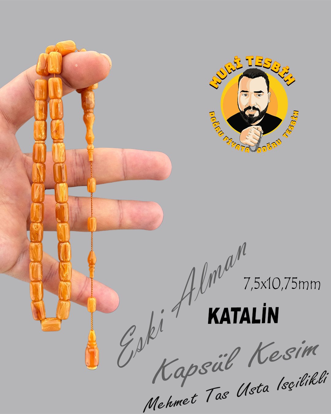 MEHMET TAŞ SÜMEN TAKIMI ESKİ ALMAN KATALİN KAPSÜL KESİM 7,50X10,75
