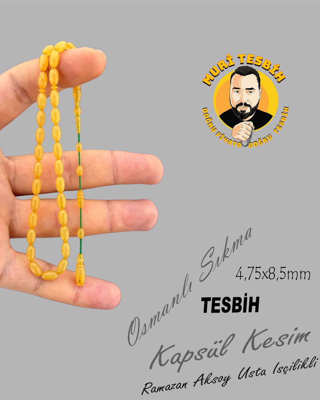 RAMAZAN AKSOY 5,8 GR OSMANLI SIKMA KAPSÜL KESİM 4,75X8,50